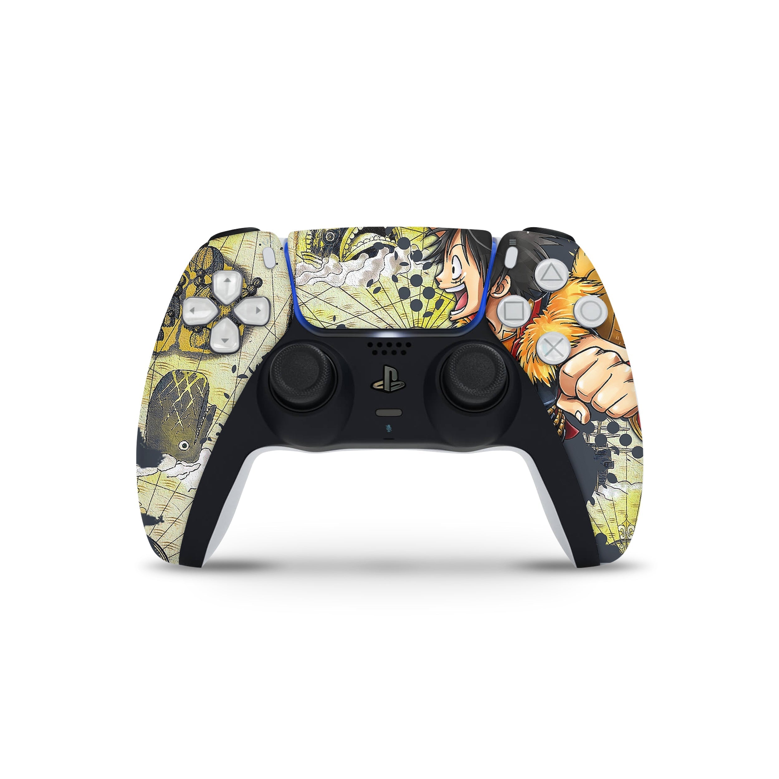 Sea Adventurer v4 PS5 Controller Skin - Anime-inspired design