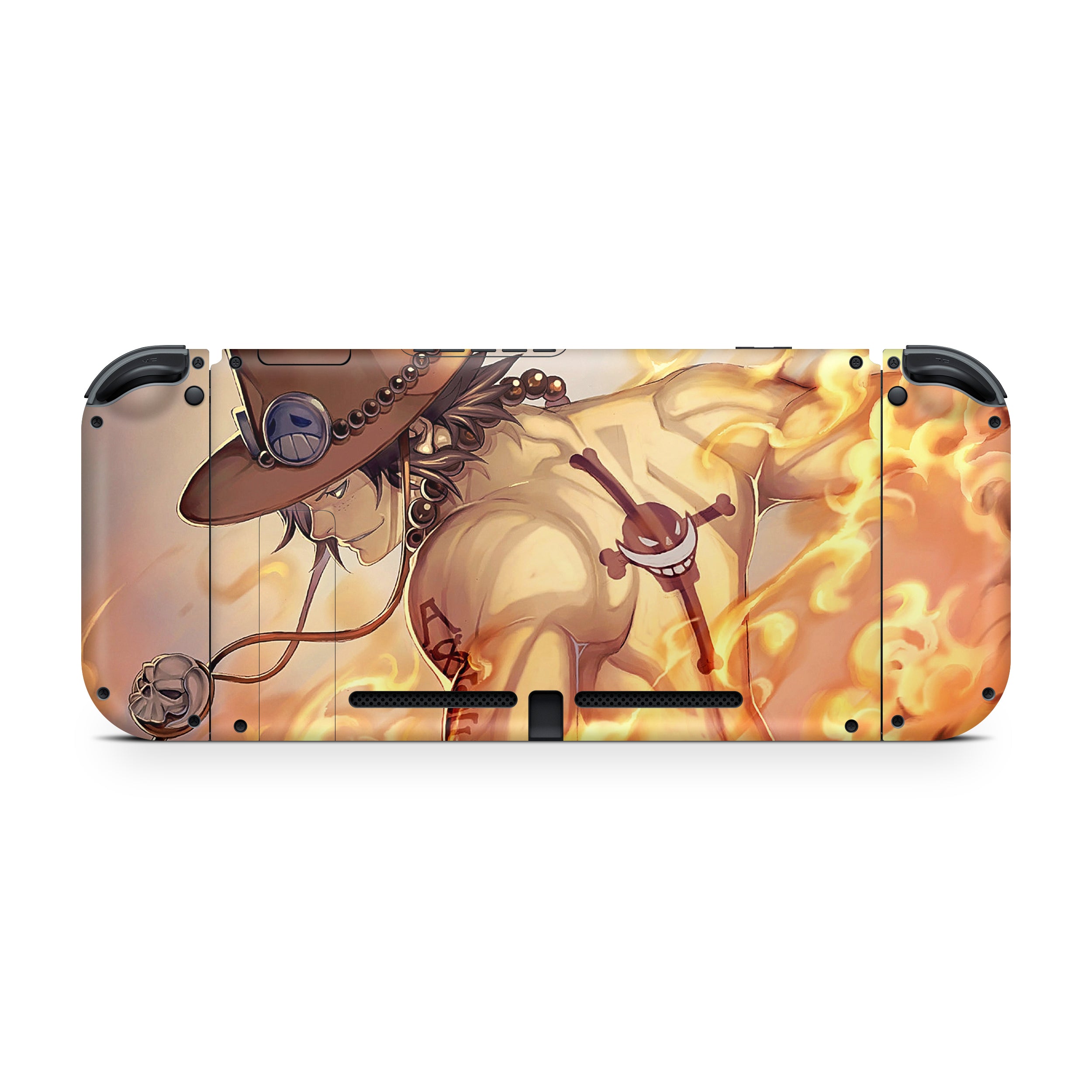 Pyro Nomad v1 Nintendo Switch OLED Skin - Anime-inspired design