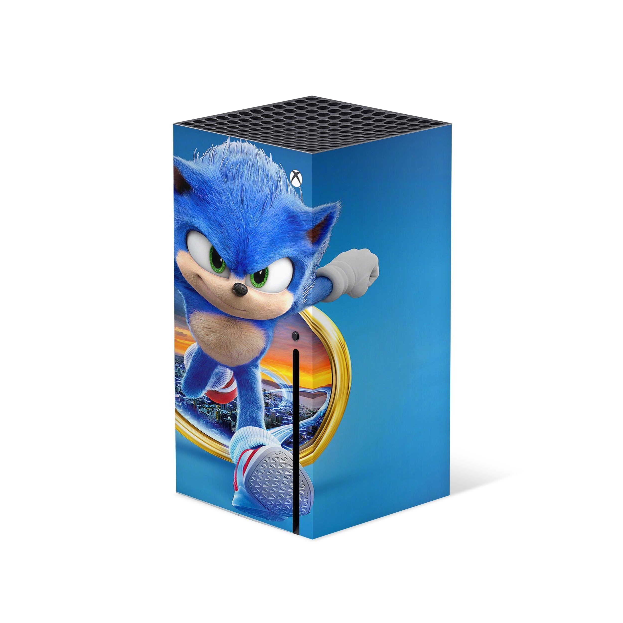 Blue Speedster v1 Xbox Series X Skin - Video Game-inspired design