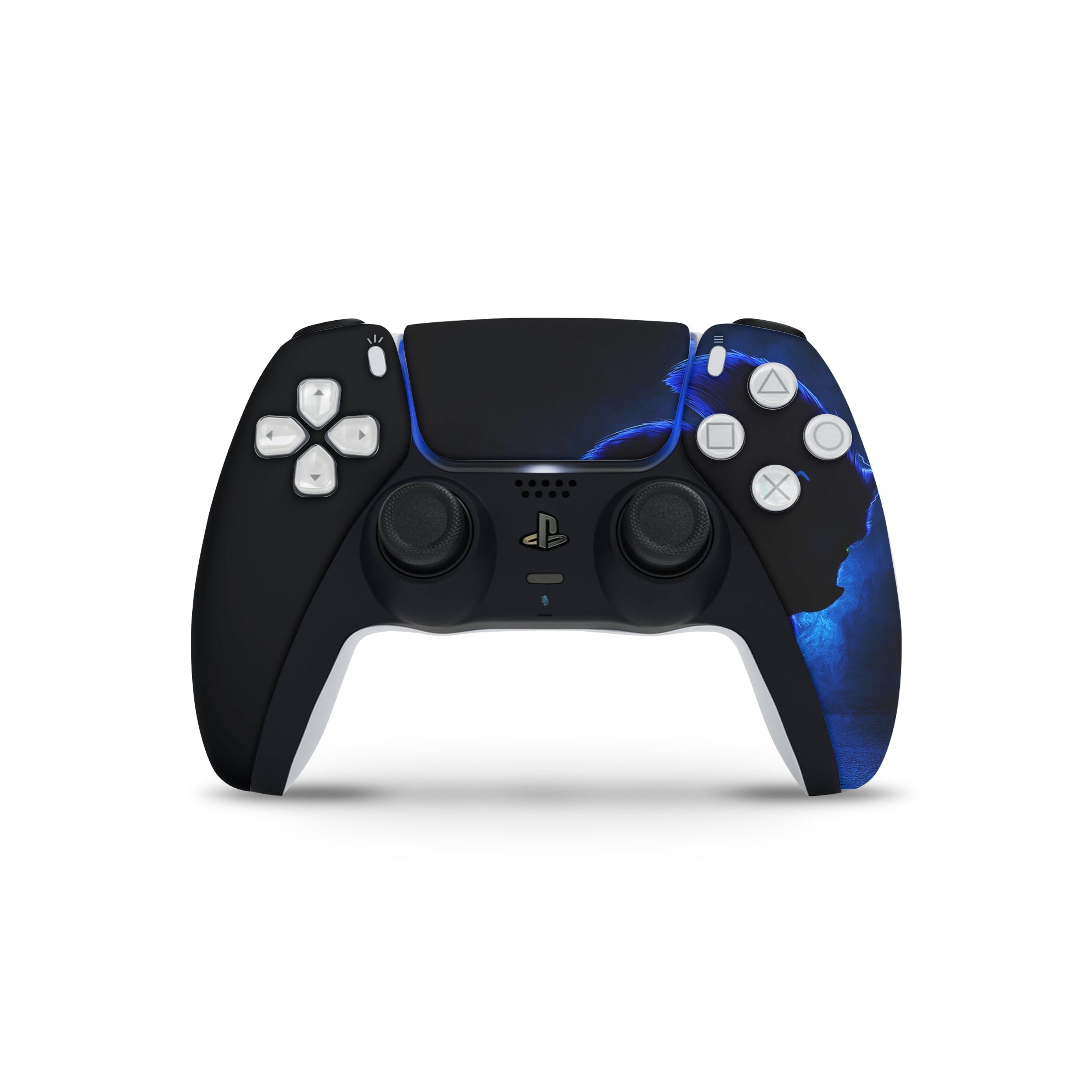 Blue Speedster v2 PS5 Controller Skin - Video Game-inspired design