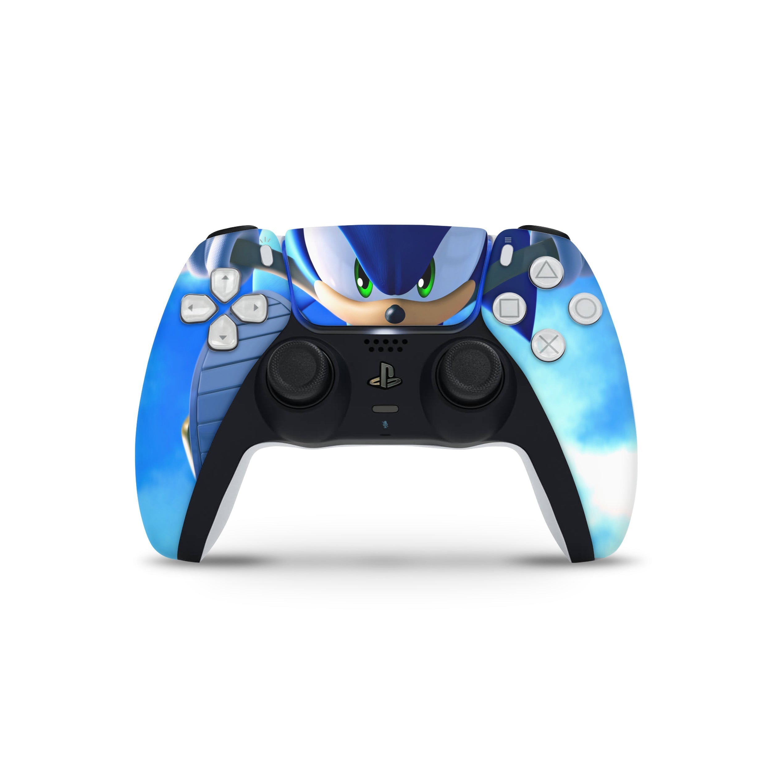 Blue Speedster v3 PS5 Controller Skin - Video Game-inspired design