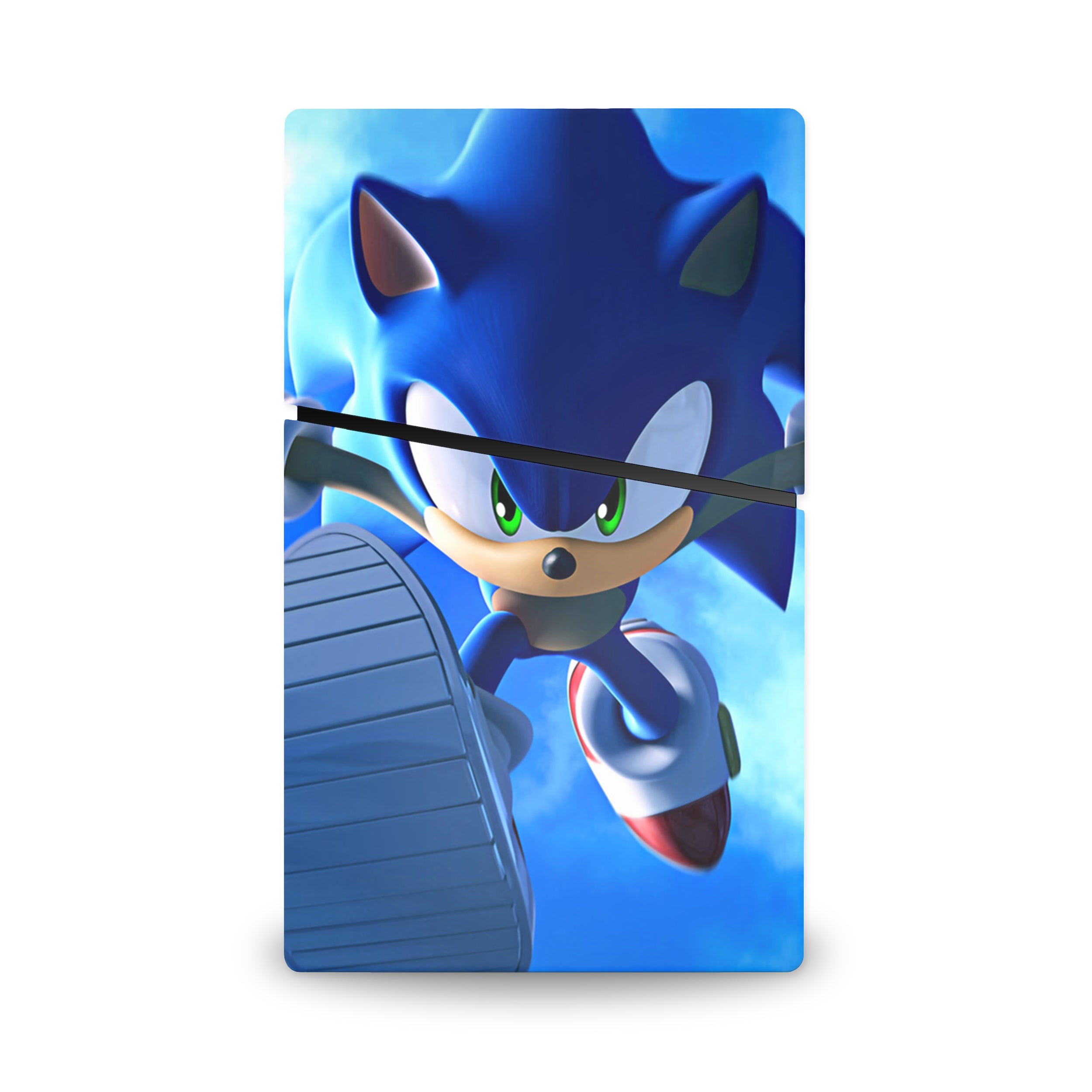 Blue Speedster v3 PS5 Slim Digital Skin - Video Game-inspired design