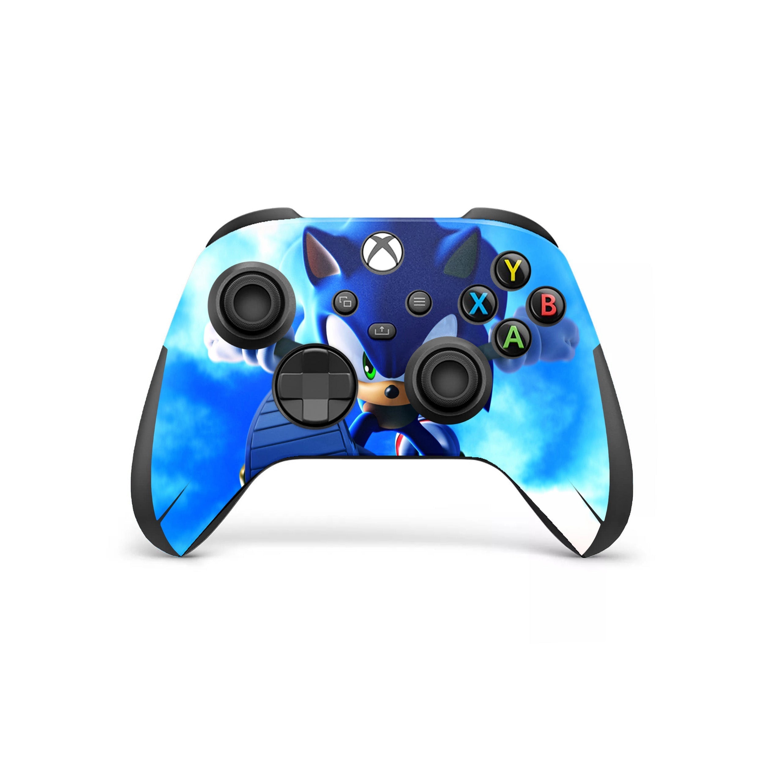 Blue Speedster v3 Xbox Series Controller Skin - Video Game-inspired design