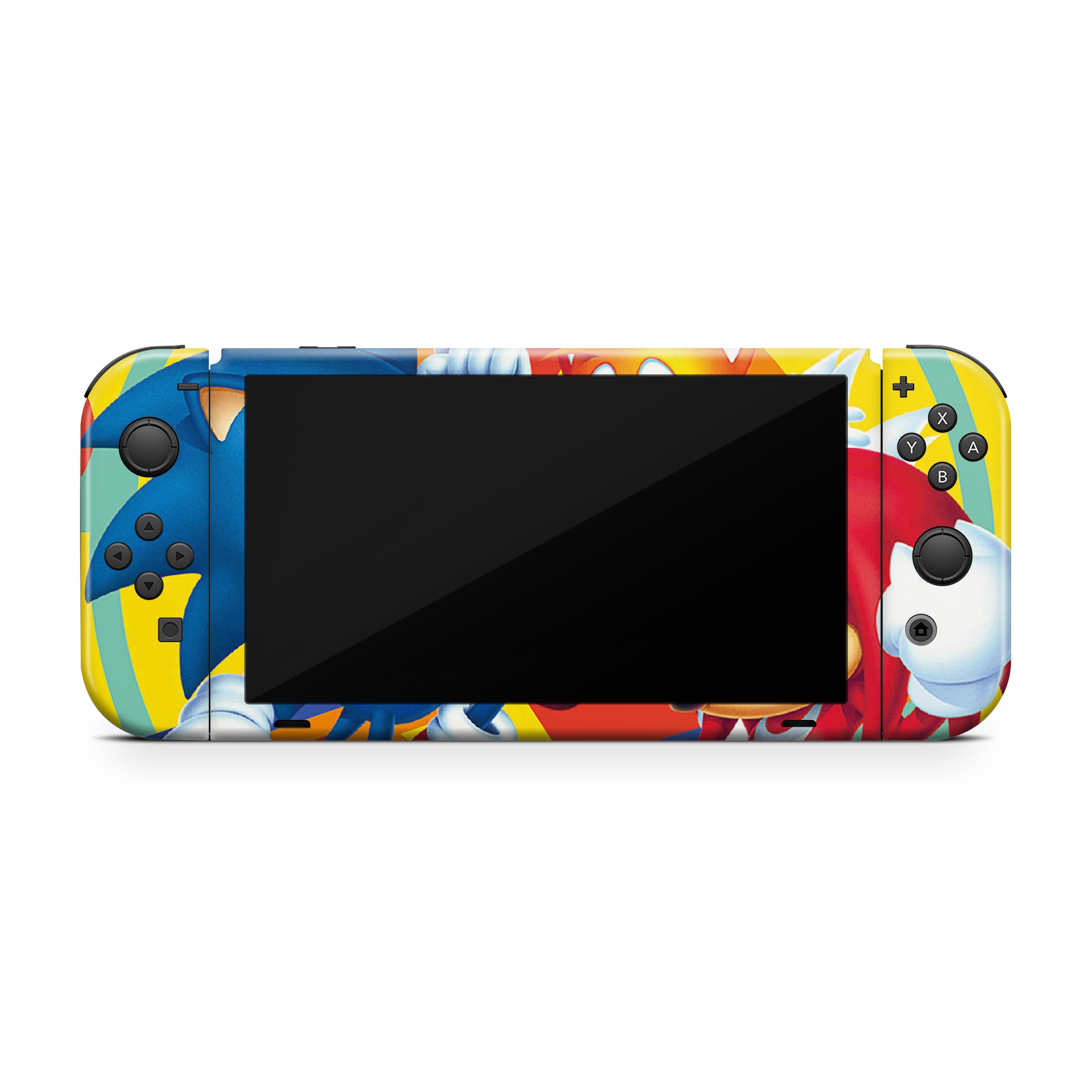 Blue Speedster v5 Nintendo Switch OLED Skin - Video Game-inspired design