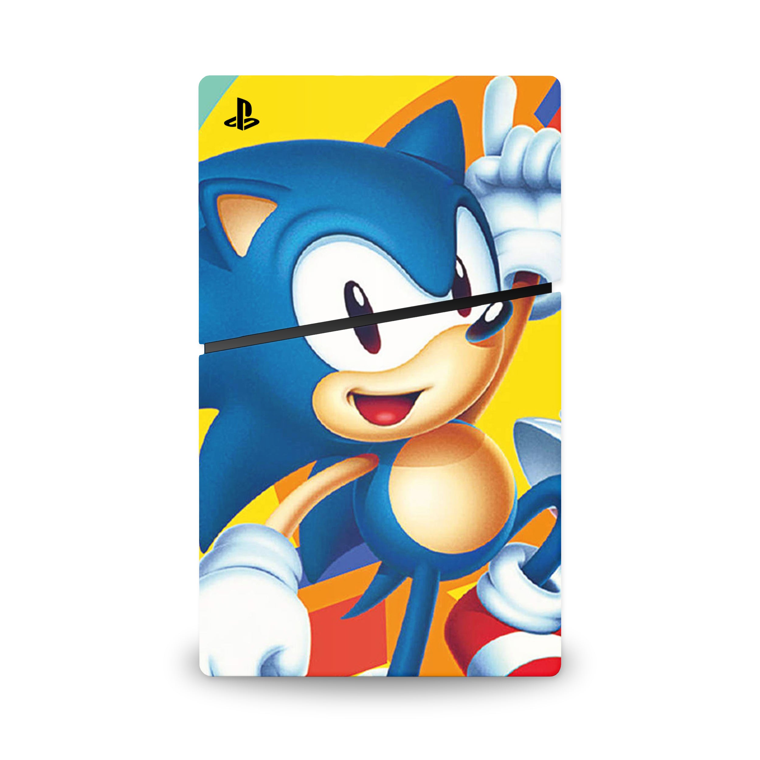 Blue Speedster v5 PS5 Slim Skin - Video Game-inspired design