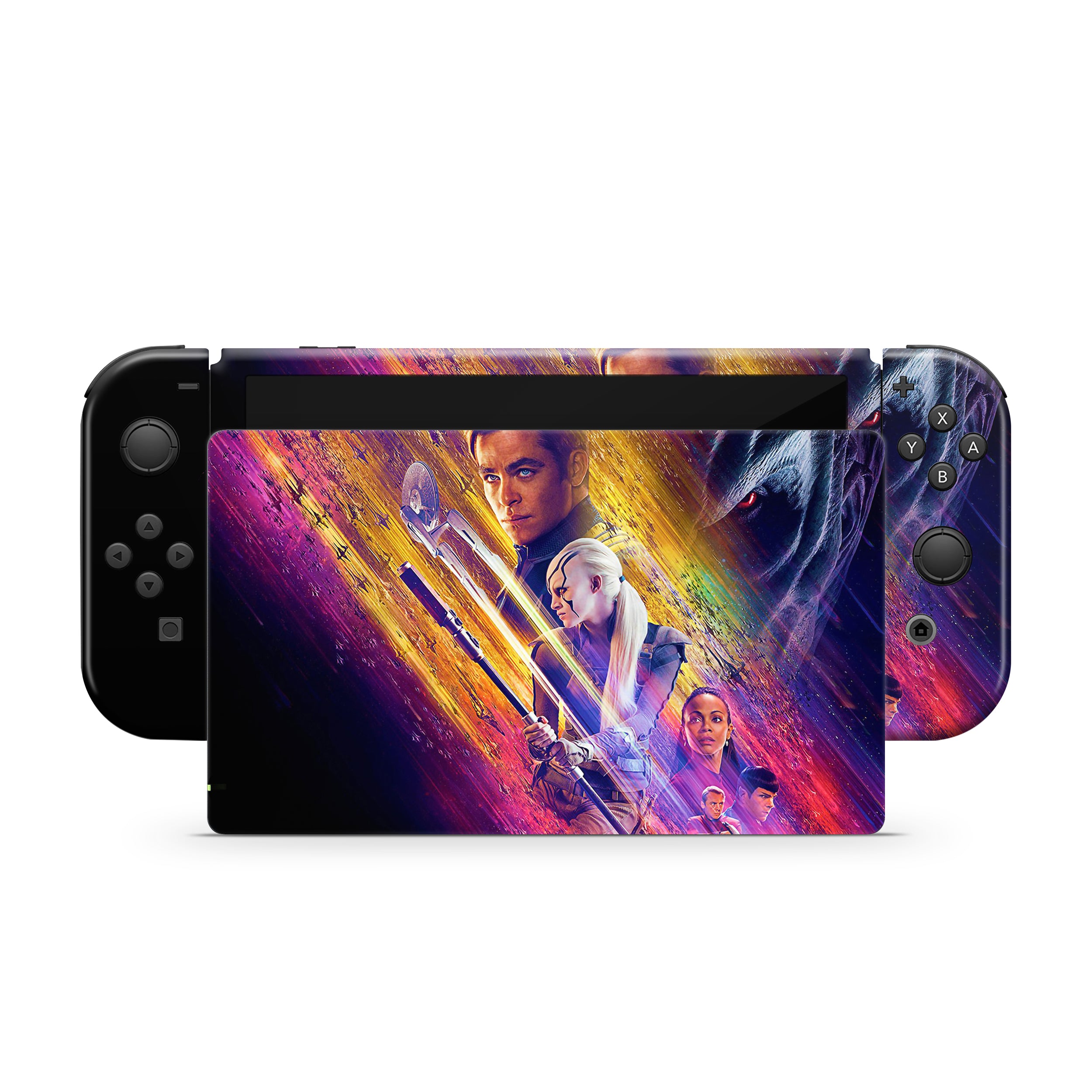 Space Quest v1 Nintendo Switch OLED Skin - Sci-Fi-inspired design
