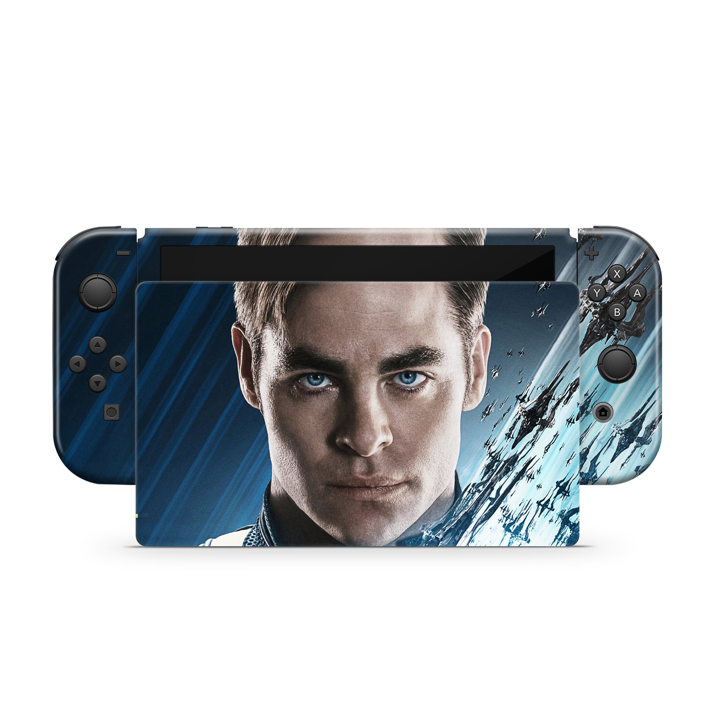 Space Quest v5 Nintendo Switch OLED Skin - Sci-Fi-inspired design
