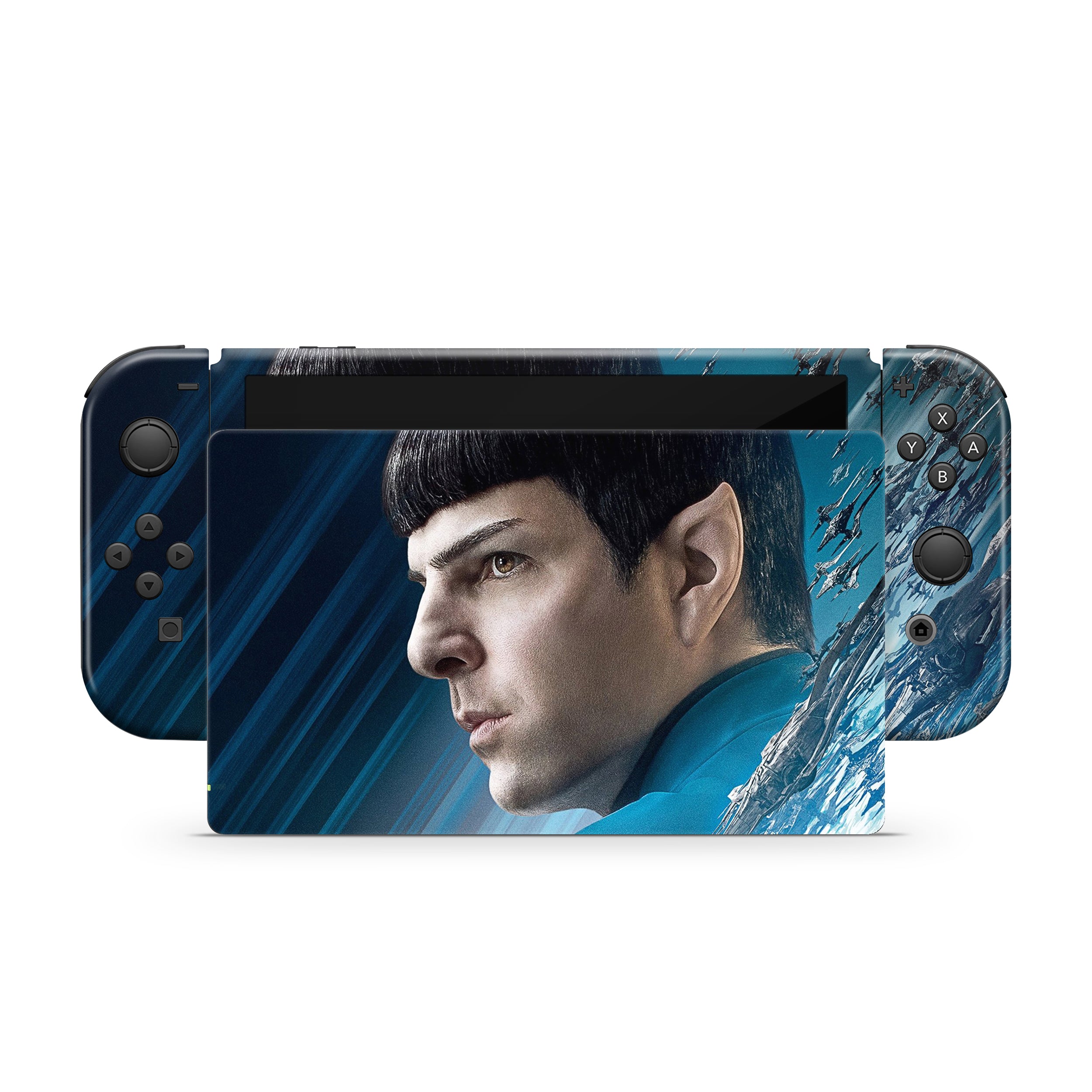 Space Quest v6 Nintendo Switch OLED Skin - Sci-Fi-inspired design