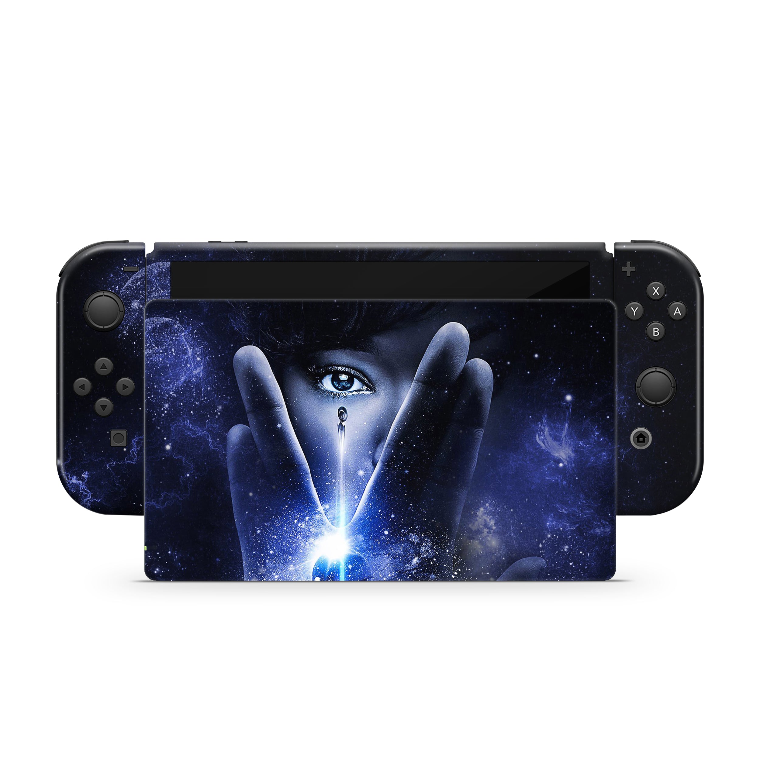 Galactic Saga v1 Nintendo Switch OLED Skin - Sci-Fi-inspired design