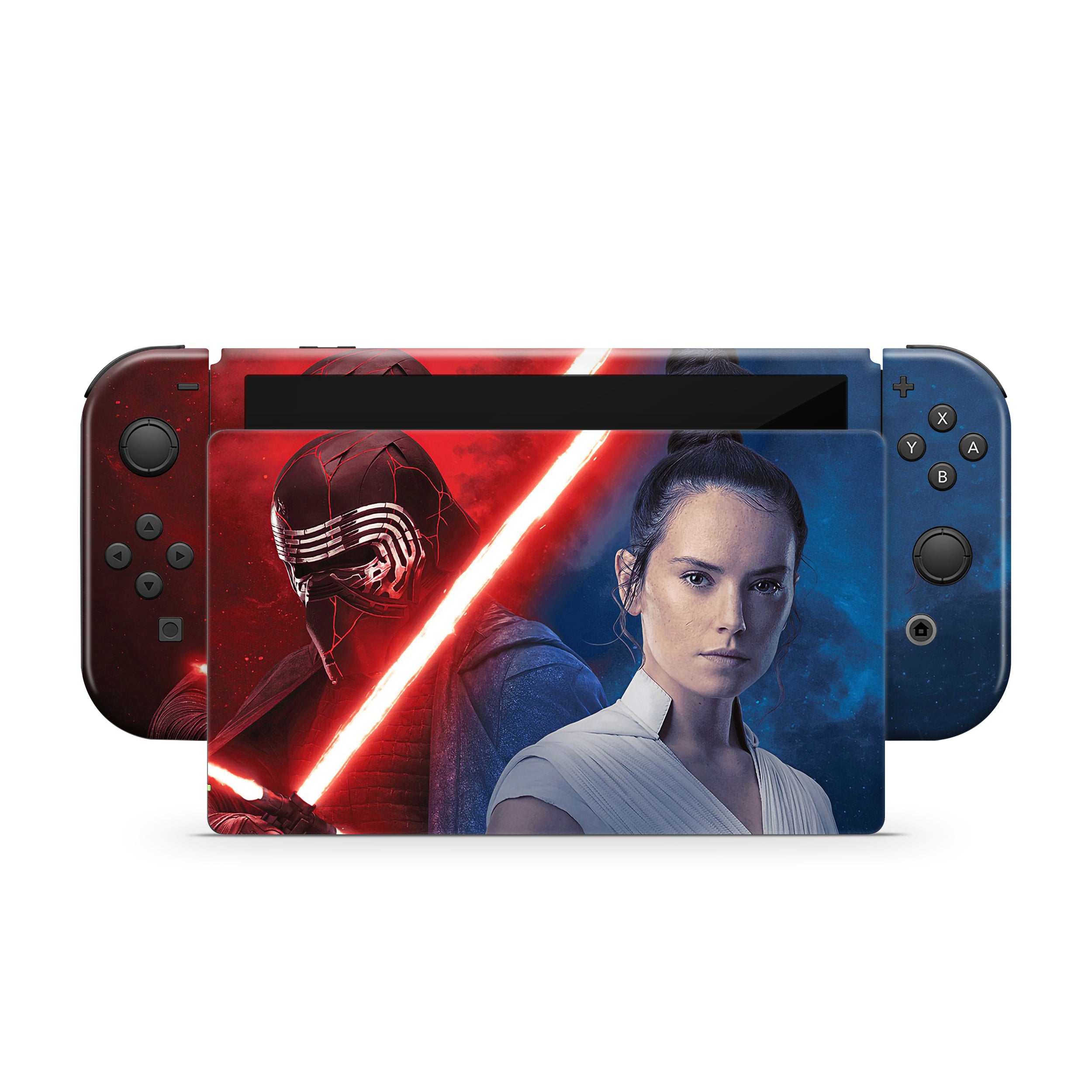 Space Conquerors v3 Nintendo Switch OLED Skin - Sci-Fi-inspired design