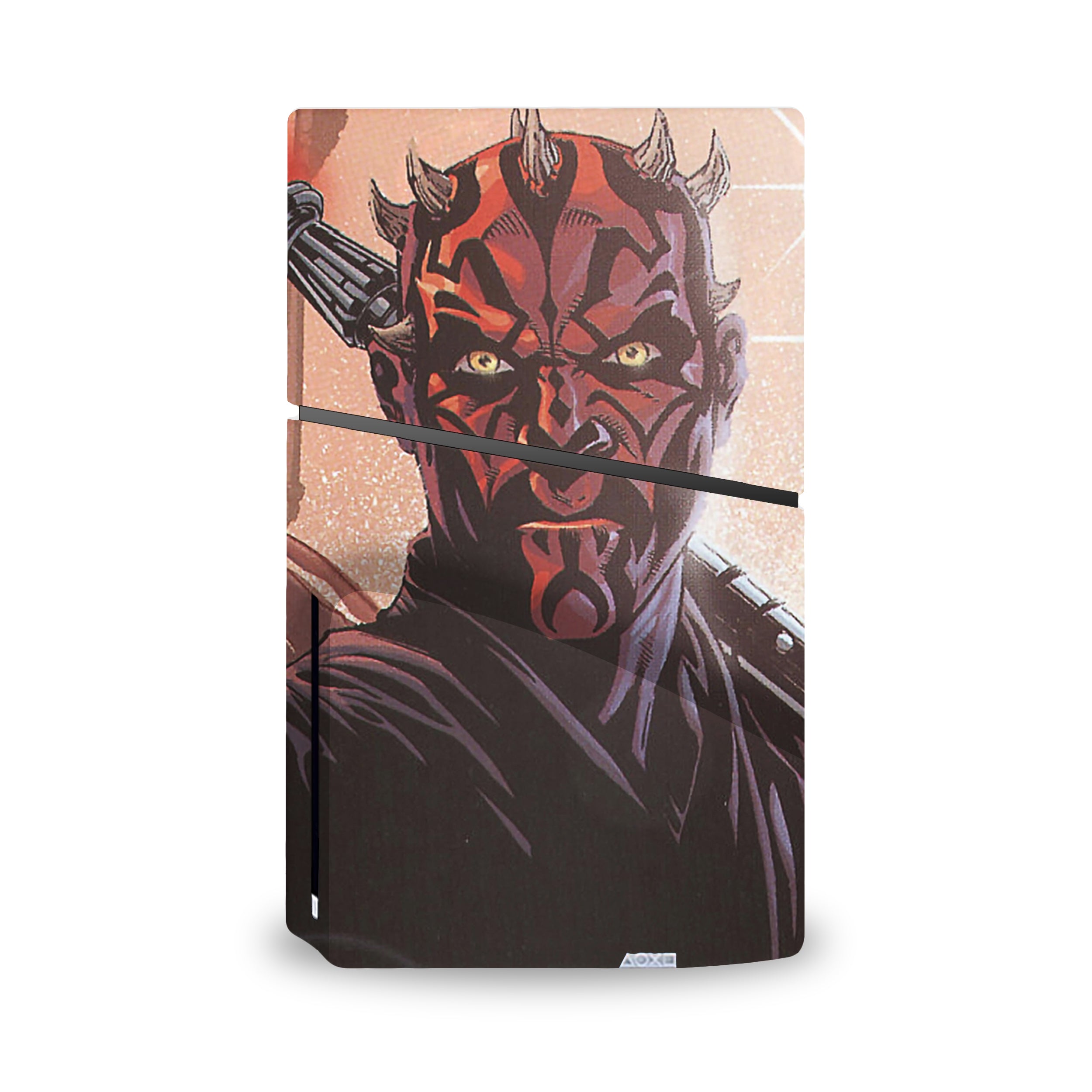 Crimson Phantom v1 PS5 Slim Skin - Sci-Fi-inspired design