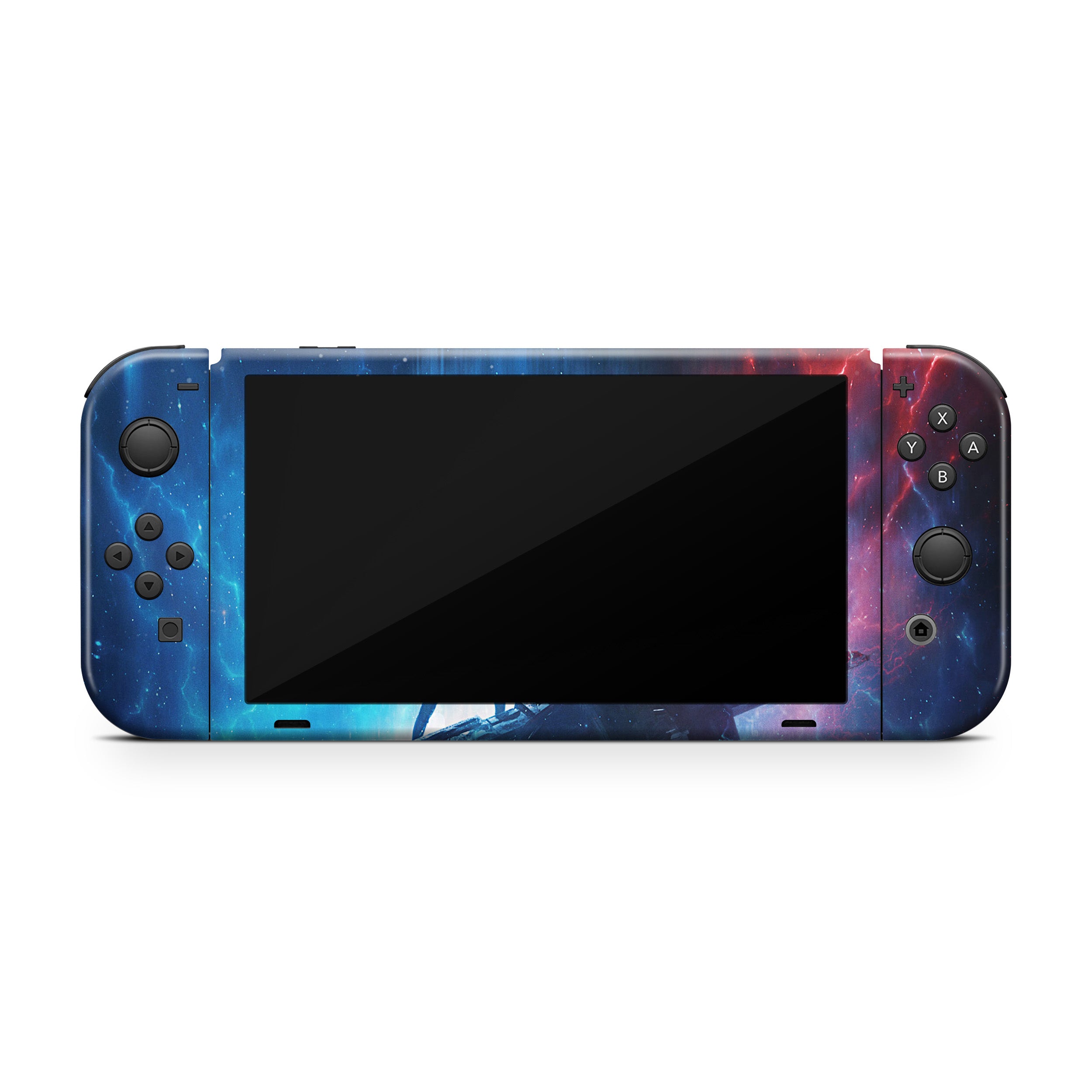 Space Conquerors v8 Nintendo Switch OLED Skin - Sci-Fi-inspired design