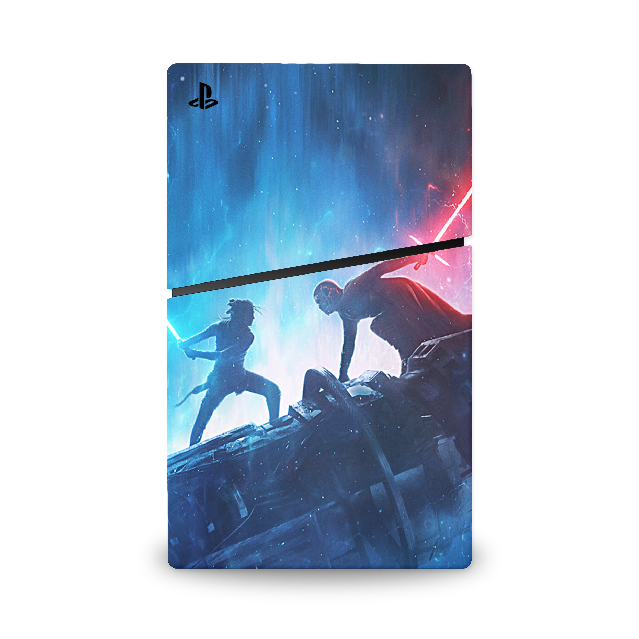 Space Conquerors v8 PS5 Slim Skin - Sci-Fi-inspired design