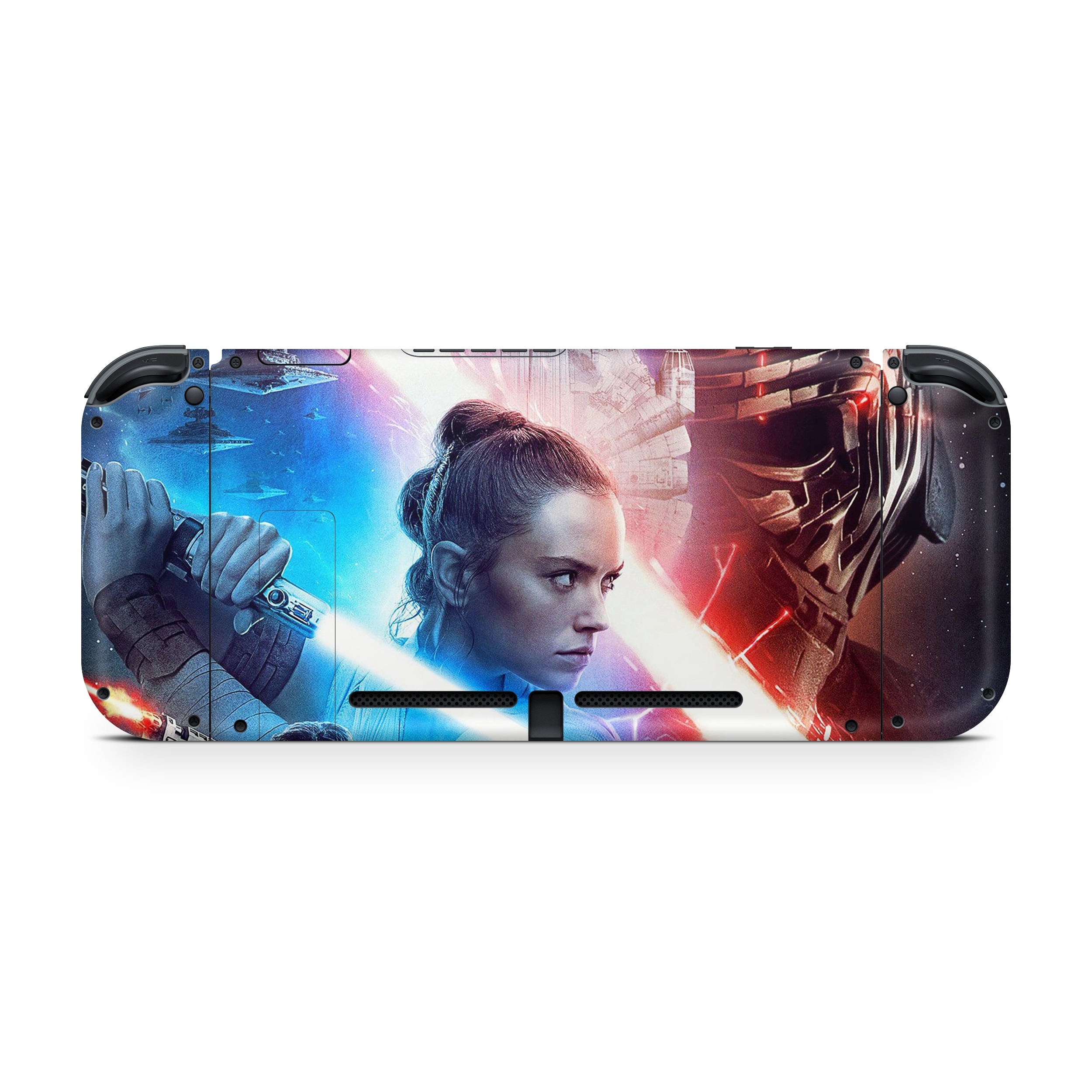 Space Conquerors v9 Nintendo Switch OLED Skin - Sci-Fi-inspired design