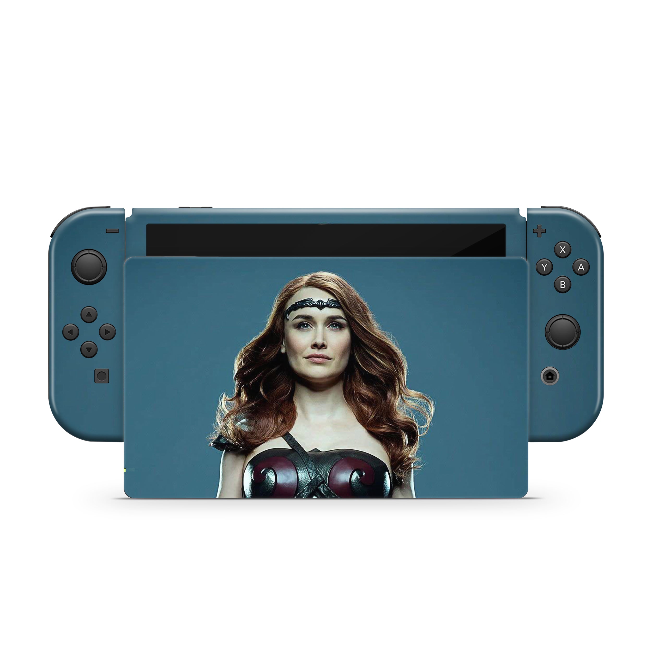 Battle Queen v1 Nintendo Switch OLED Skin - Comics-inspired design