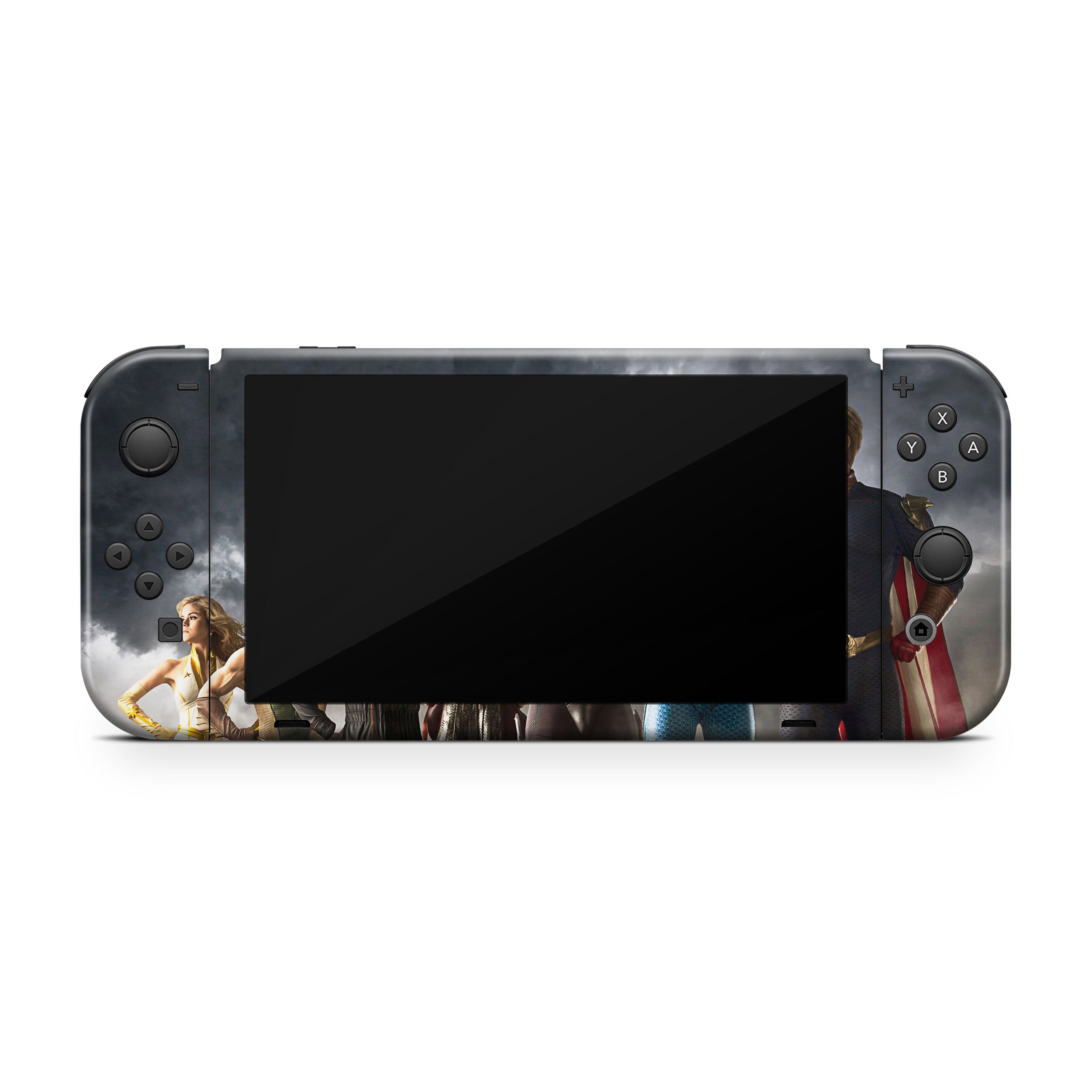 Supreme Seven v1 Nintendo Switch OLED Skin - Comics-inspired design