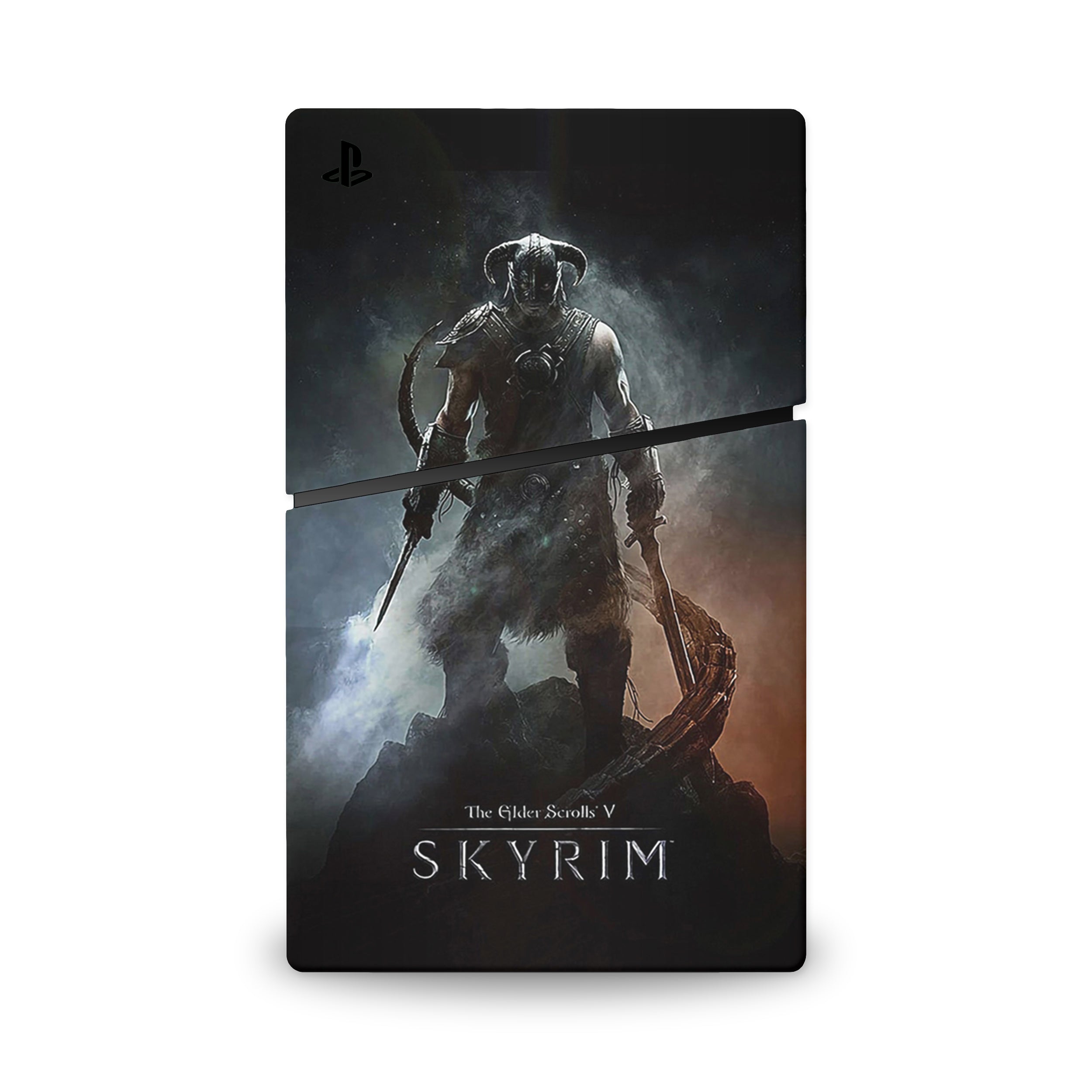 Dragonborn Saga v1 PS5 Slim Digital Skin - Video Game-inspired design