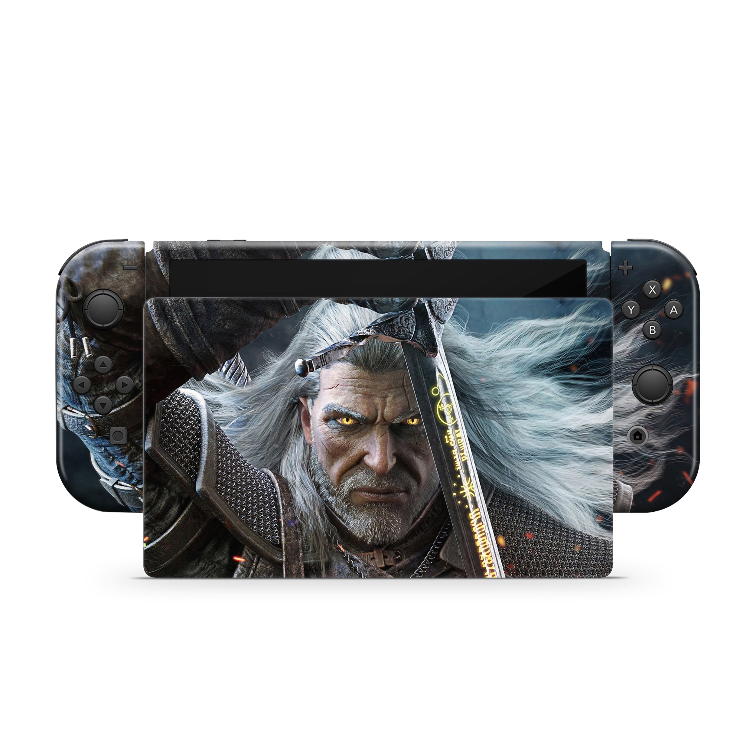 Arcane Warrior v3 Nintendo Switch OLED Skin - Video Game-inspired design