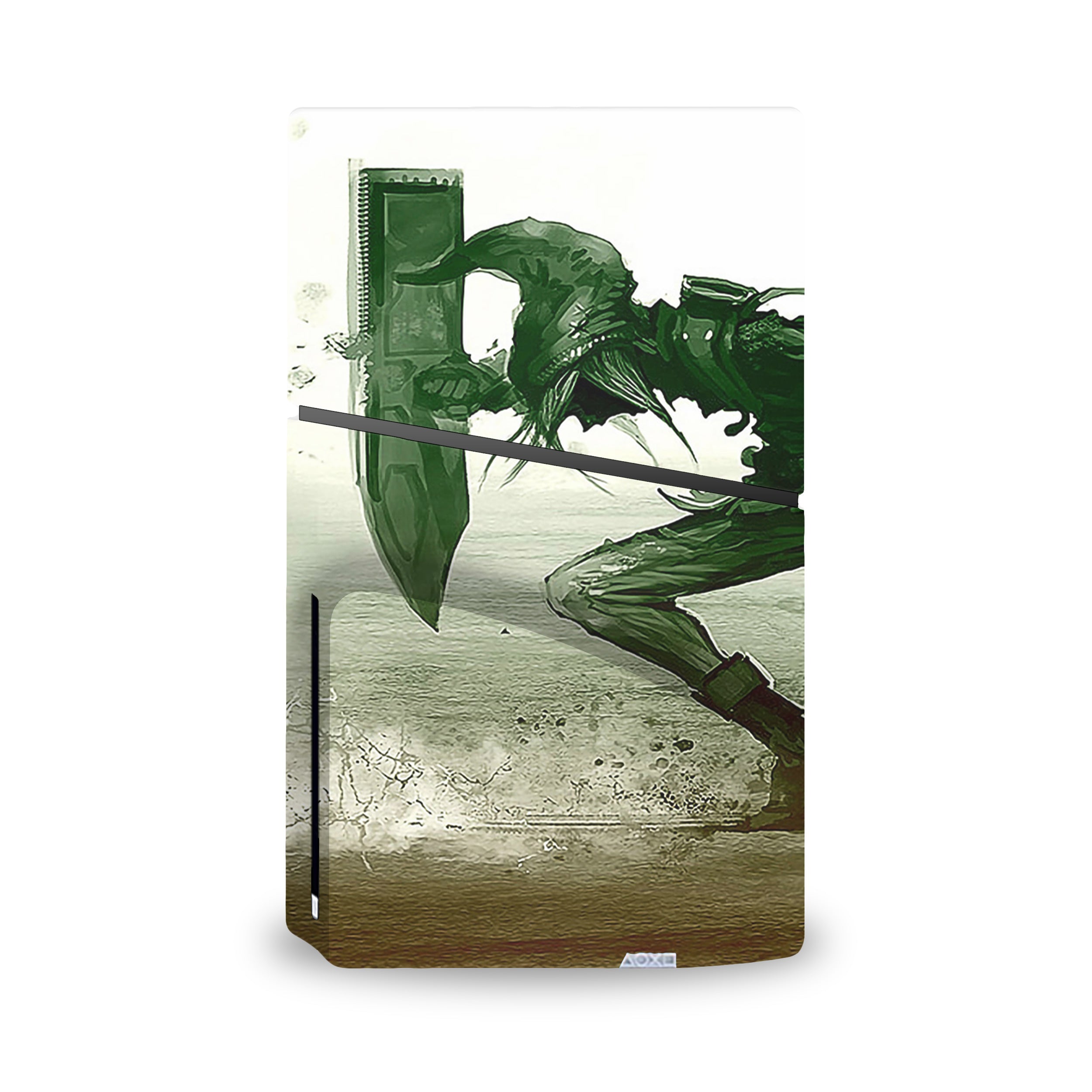 Blade of Courage v1 PS5 Slim Skin - Video Game-inspired design