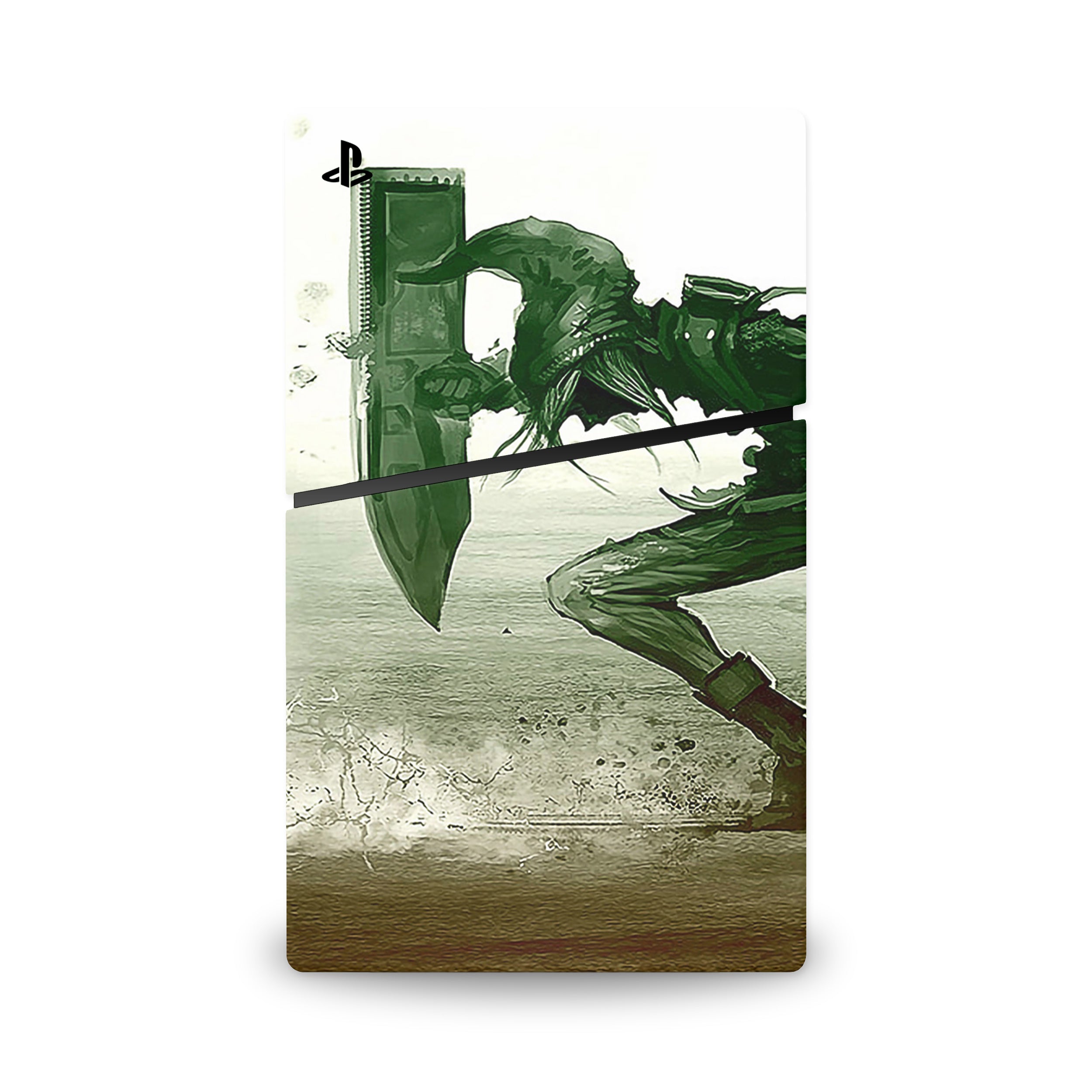 Blade of Courage v1 PS5 Slim Skin - Video Game-inspired design