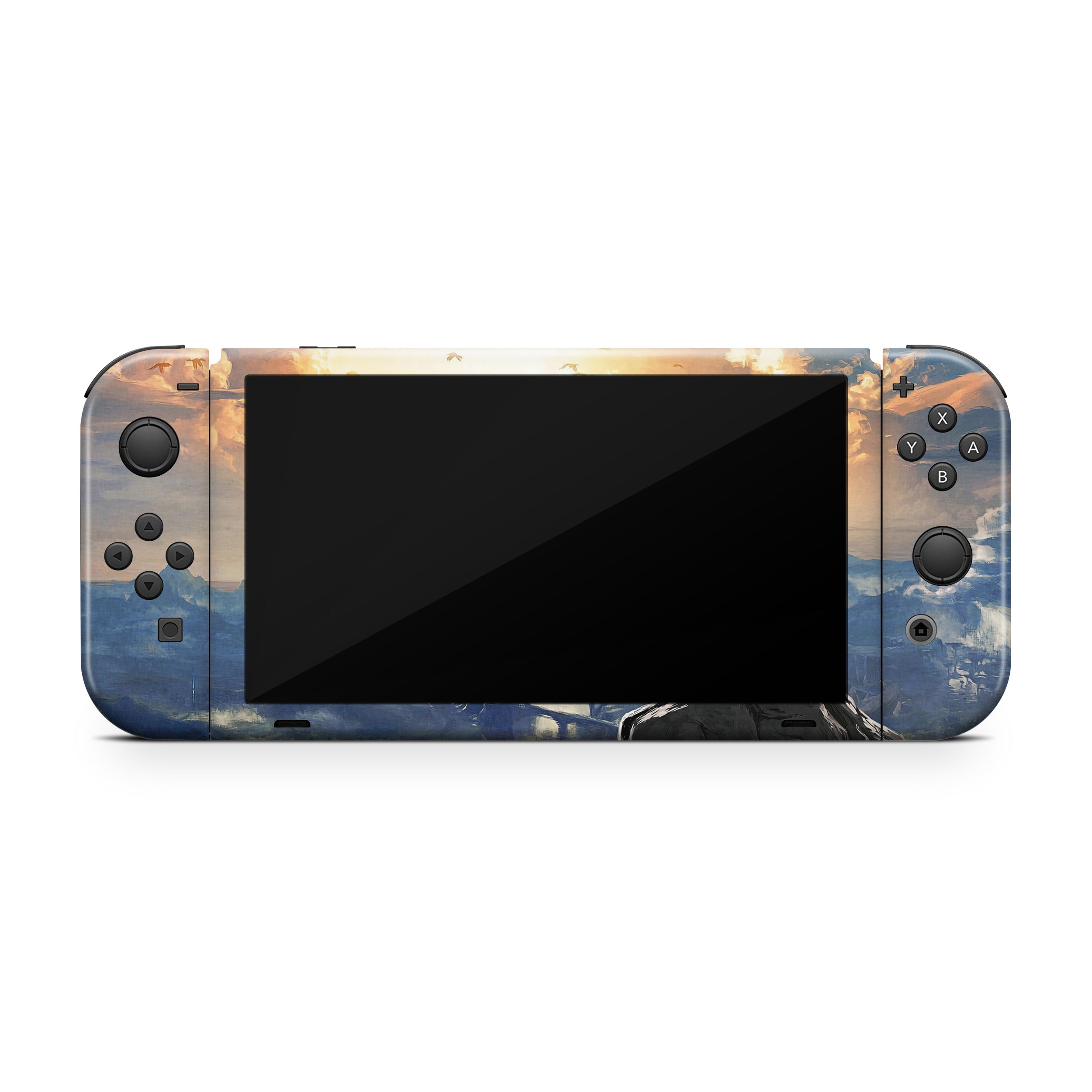 Blade of Courage v2 Nintendo Switch OLED Skin - Video Game-inspired design