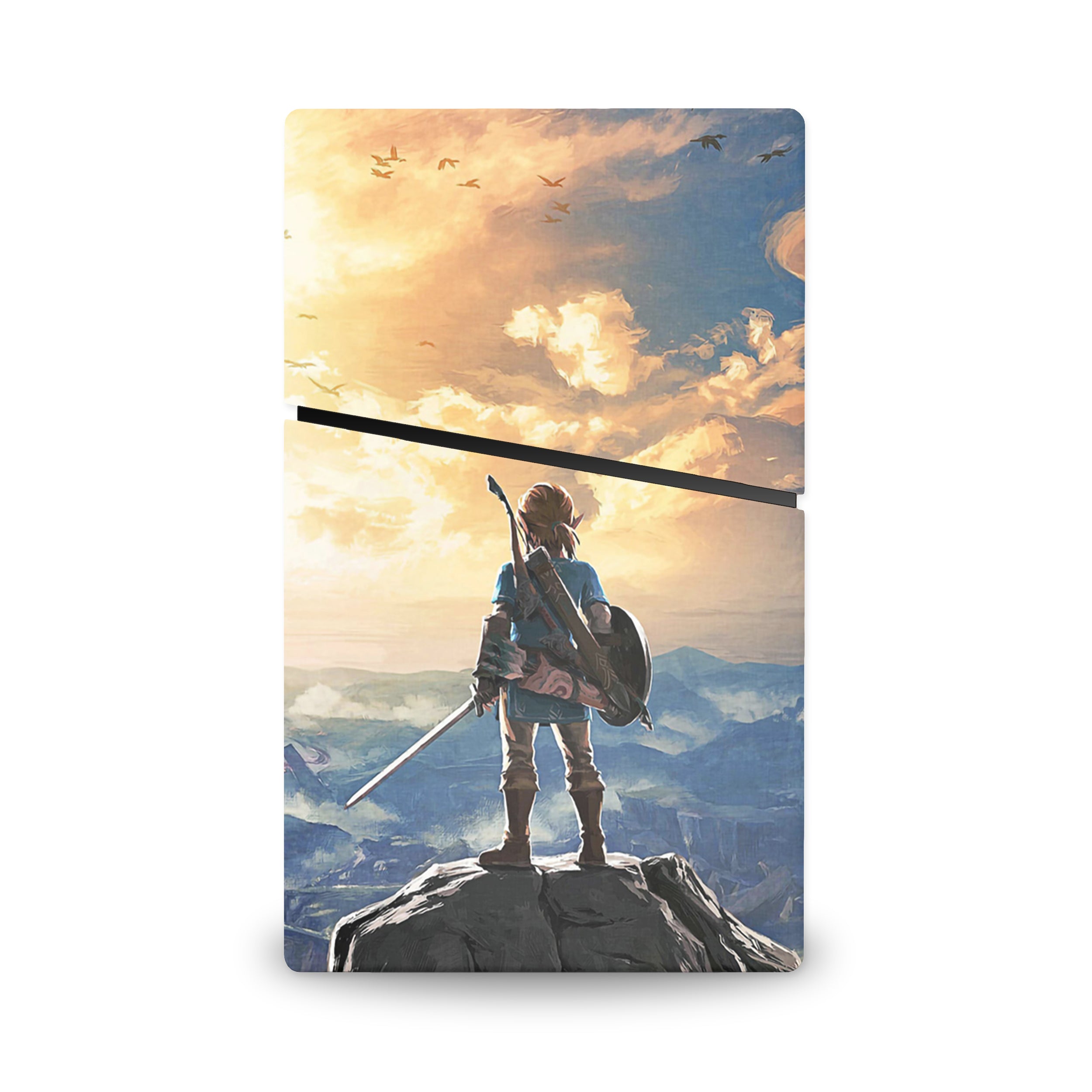 Blade of Courage v2 PS5 Slim Digital Skin - Video Game-inspired design