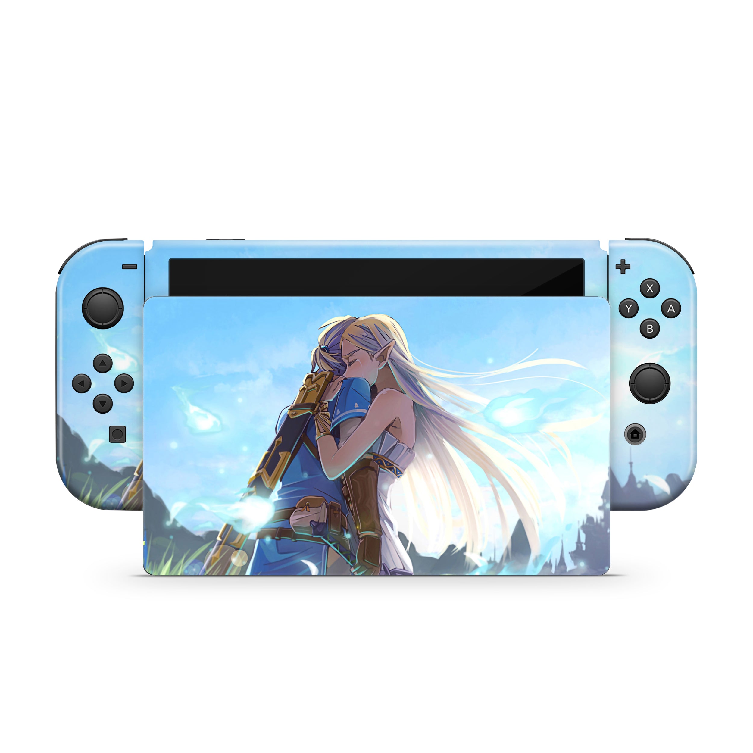 Blade of Courage v3 Nintendo Switch OLED Skin - Video Game-inspired design