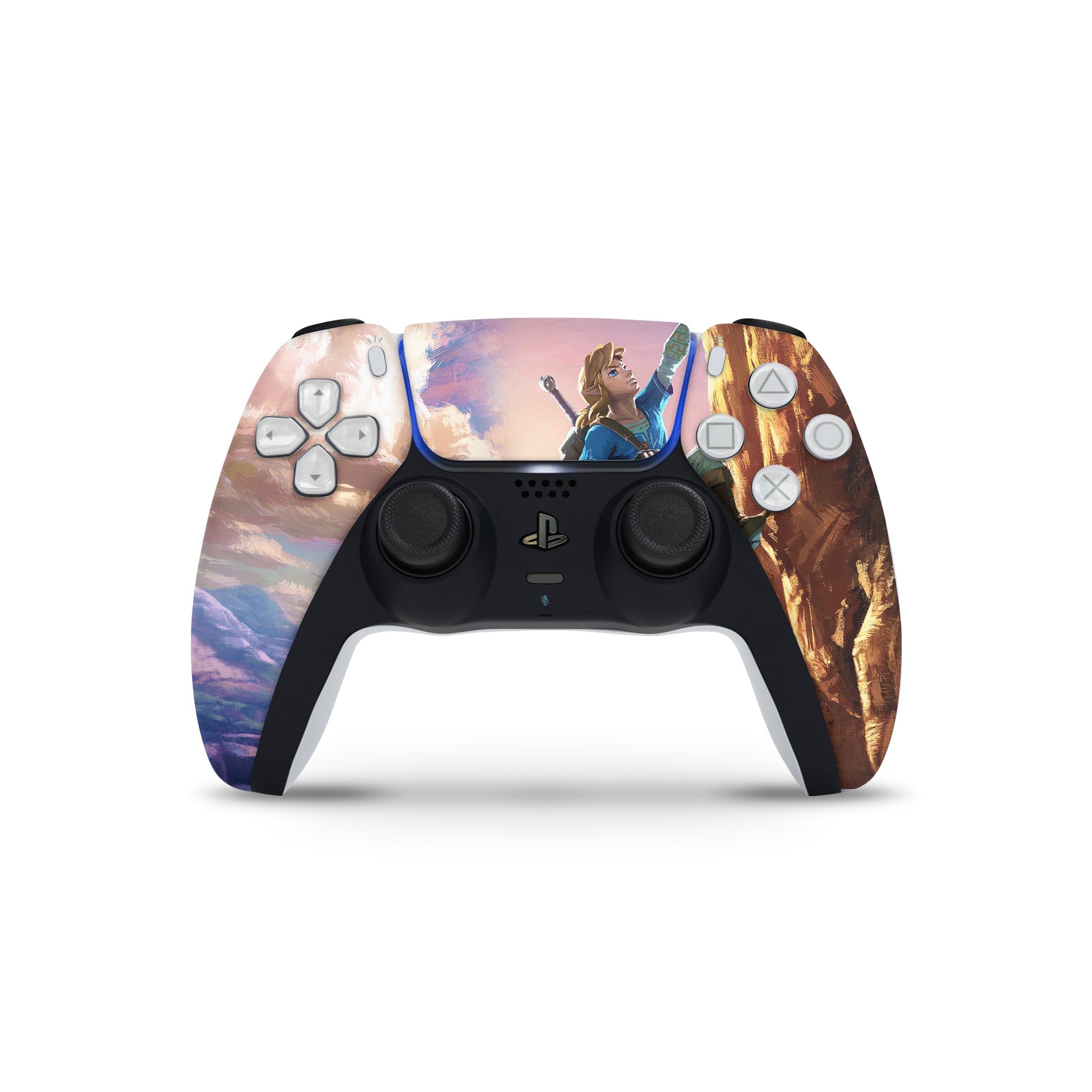 Blade of Courage v5 PS5 Controller Skin - Video Game-inspired design