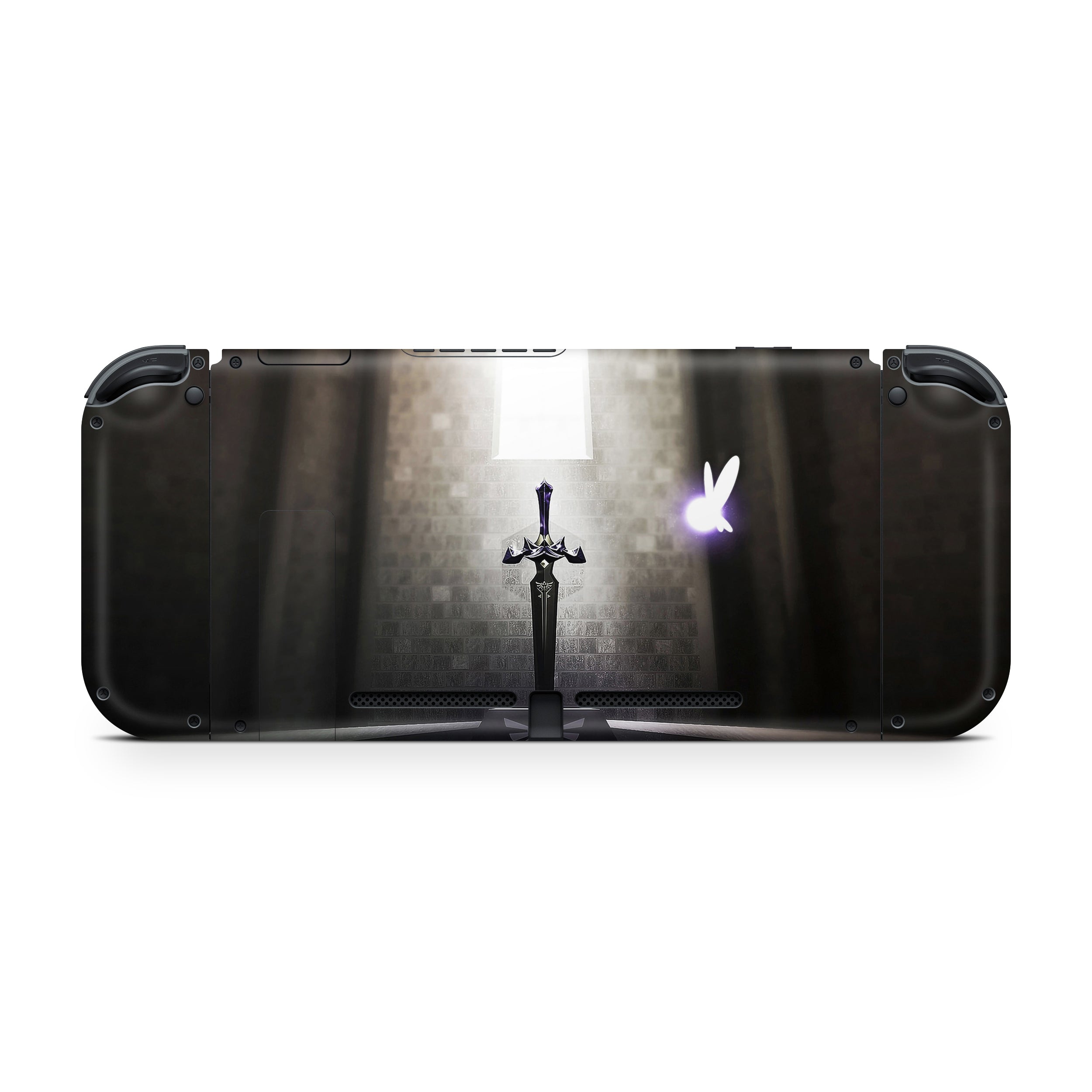 Blade of Courage v6 Nintendo Switch OLED Skin - Video Game-inspired design