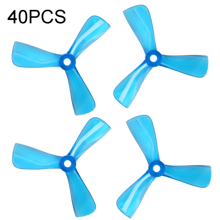 10 Packs / 40pcs iFlight Cine 3040 3 inch 3-Blade FPV Freestyle Propeller for RC FPV Racing Freestyle Drones BumbleBee MegaBee Accessories (Blue)