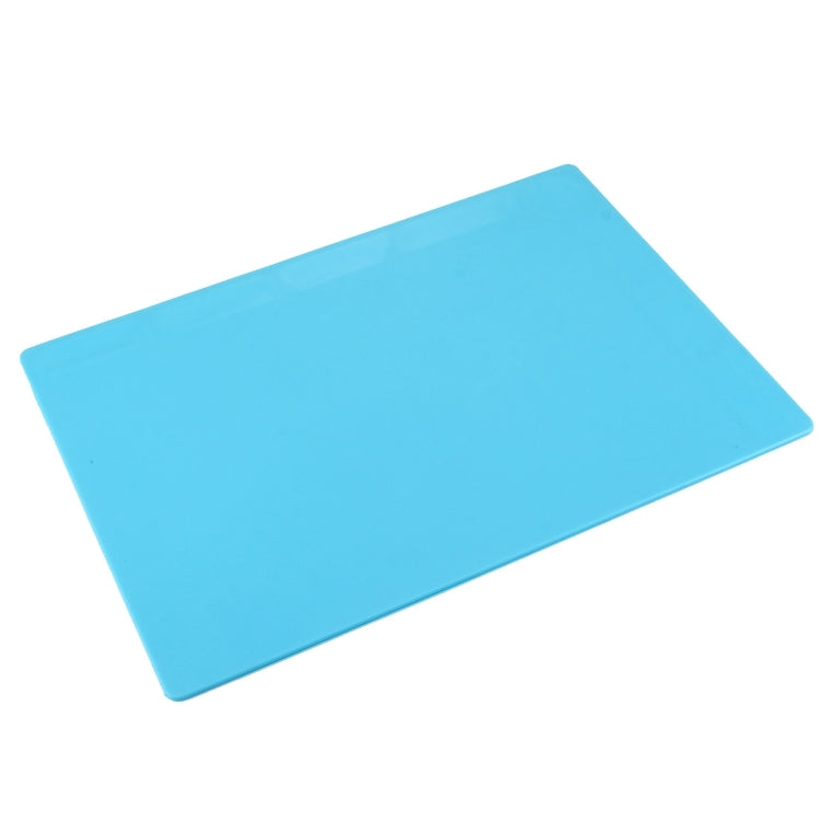 Maintenance Platform High Temperature Heat-resistant Repair Insulation Pad Silicone Mats with Screws Position, Size: 35cm x 25cm(Blue)