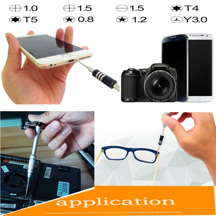 JAKEMY JM-8143 10 in 1 Multifunctional Aluminium Alloy Screwdriver Tools Kit