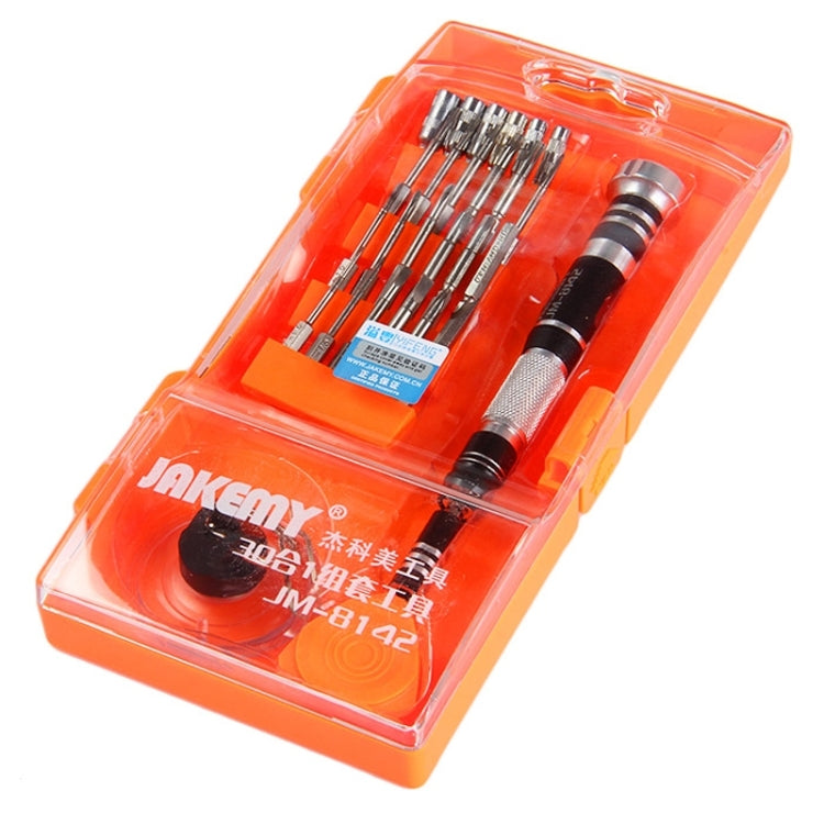 JAKEMY JM-8142 30 in 1 Aviation Aluminum Interchangeable Screwdriver Set
