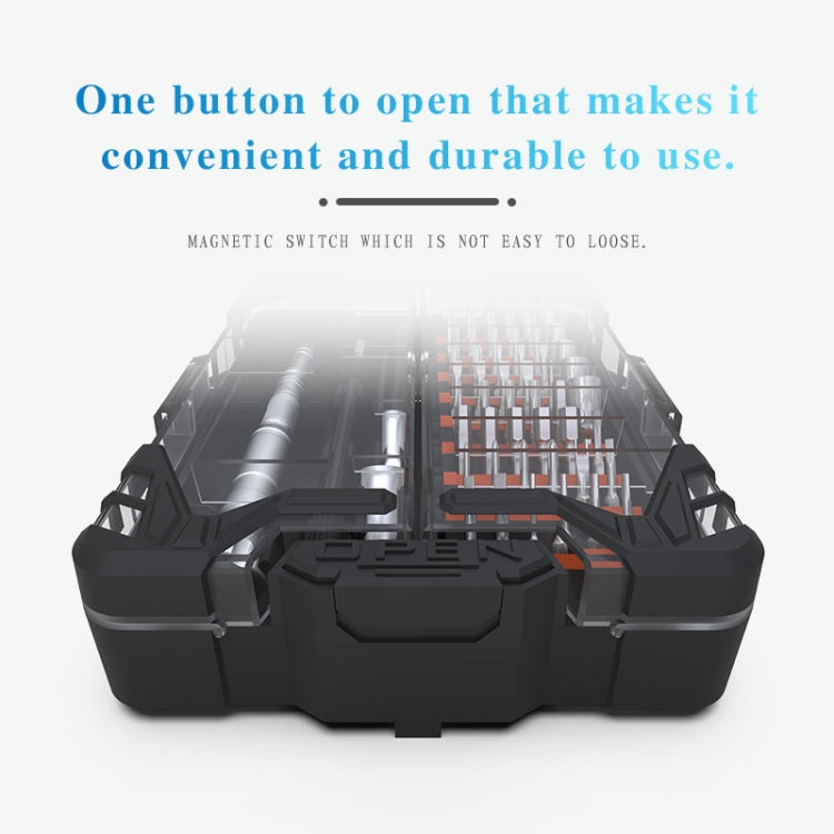 JAKEMY JM-8163 62 in 1 Multi-functional Screwdriver Set Repair Tool