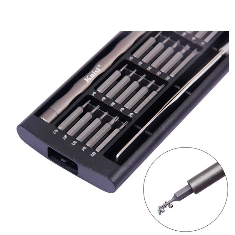 Kaisi K-3022B 22 in1 High Precision Screwdriver Set Magnetic Screwdriver Bits