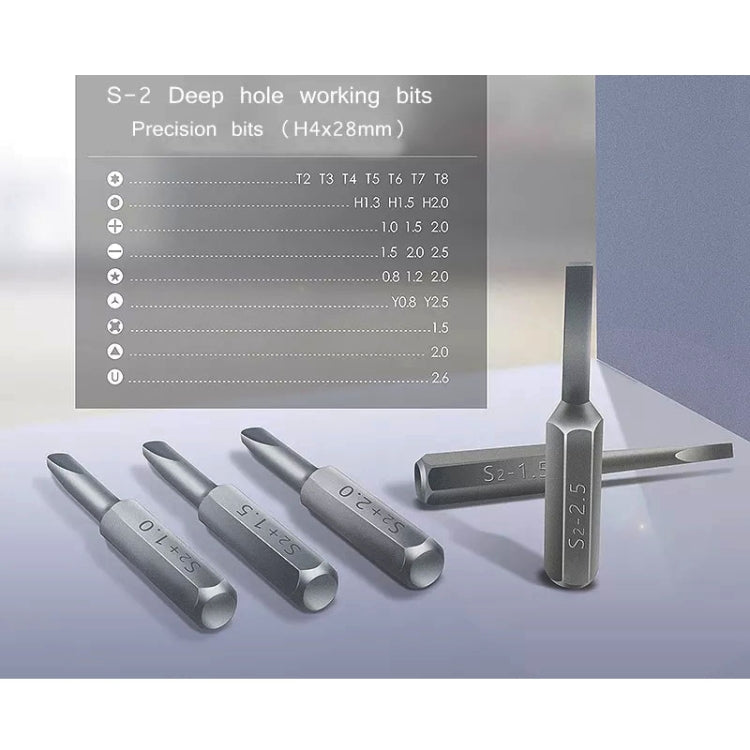 JAKEMY JM-8168 24 in 1 Precision Magnetic Screwdriver Kit with Deep Hole Screw Bits