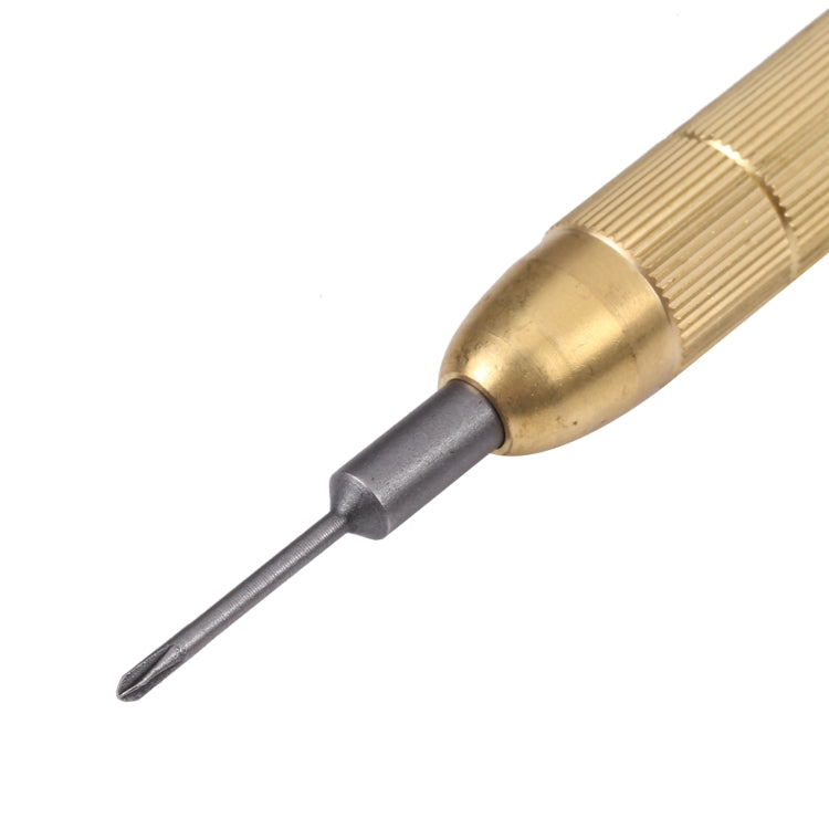 WLXY WL801 Cross Tip Copper Handle Repair Screwdriver, 5mm Batch Diameter
