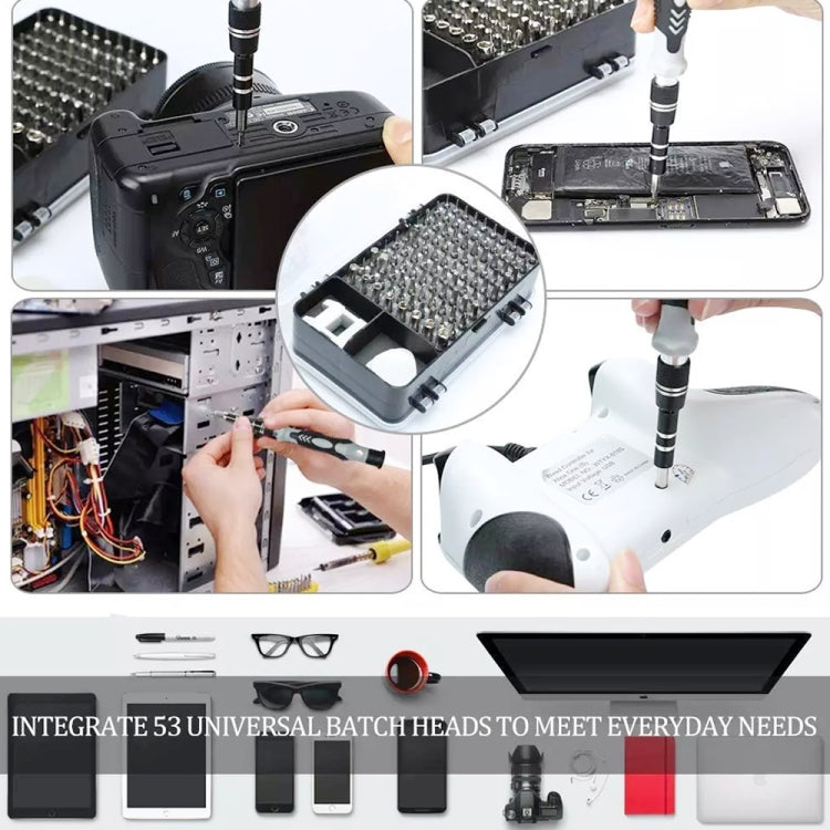 115 in 1 Precision Screw Driver Mobile Phone Computer Disassembly Maintenance Tool Set(Black)