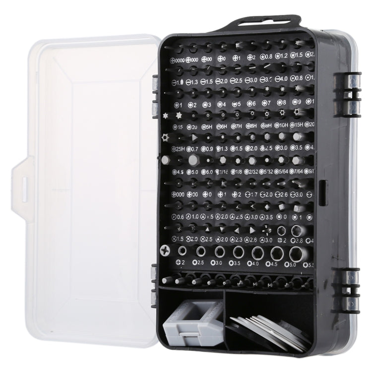 135 in 1 DIY Mobile Phone Disassembly Tool Clock Repair Multi-function Tool Screwdriver Set(Black Gray)
