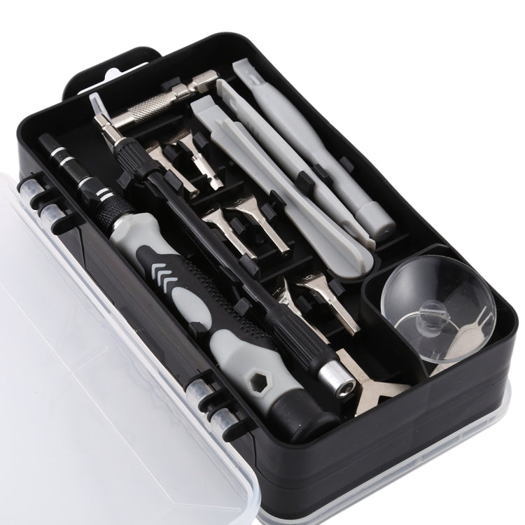 135 in 1 DIY Mobile Phone Disassembly Tool Clock Repair Multi-function Tool Screwdriver Set(Black Gray)