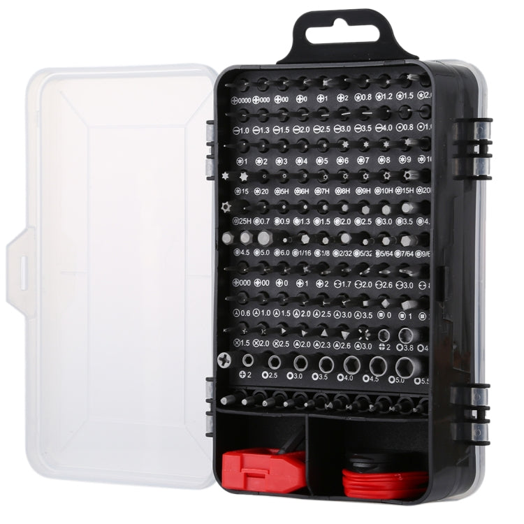 135 in 1 DIY Mobile Phone Disassembly Tool Clock Repair Multi-function Tool Screwdriver Set(Black Red)