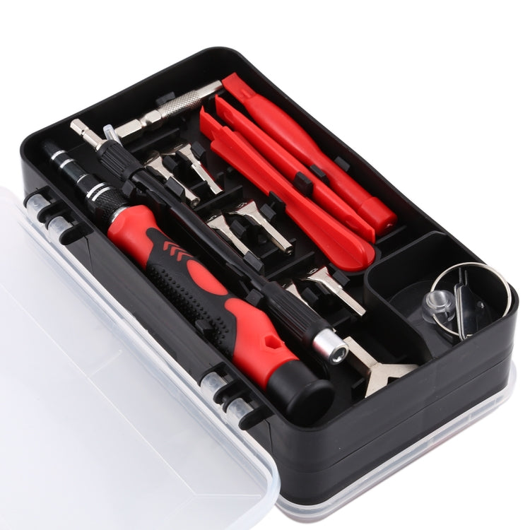 135 in 1 DIY Mobile Phone Disassembly Tool Clock Repair Multi-function Tool Screwdriver Set(Black Red)
