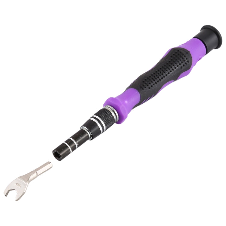 135 in 1 DIY Mobile Phone Disassembly Tool Clock Repair Multi-function Tool Screwdriver Set(Black Purple)