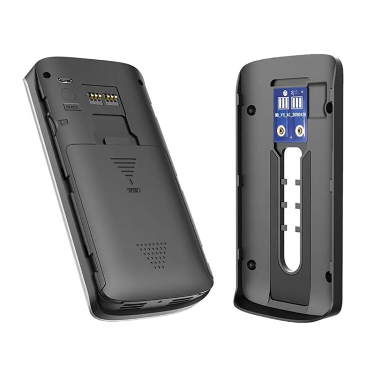 M4 720P Smart WIFI Ultra Low Power Video PIR Visual Doorbell with 3 Battery Slots,Support Mobile Phone Remote Monitoring & Night Vision & 166 Degree Wide-angle Camera Lens (Black)