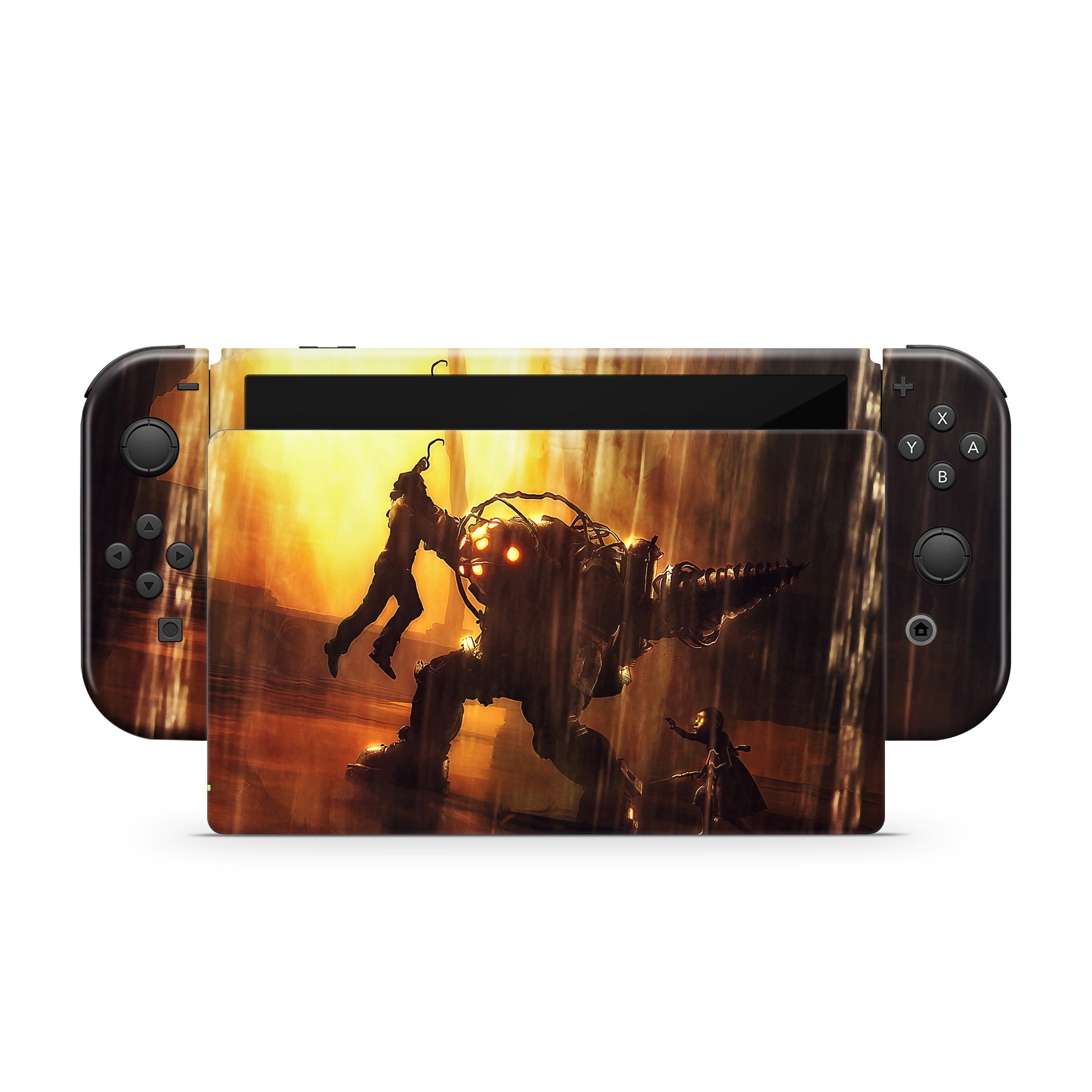 Nautilus Sentinel v1 Nintendo Switch OLED Skin - Video Game-inspired design