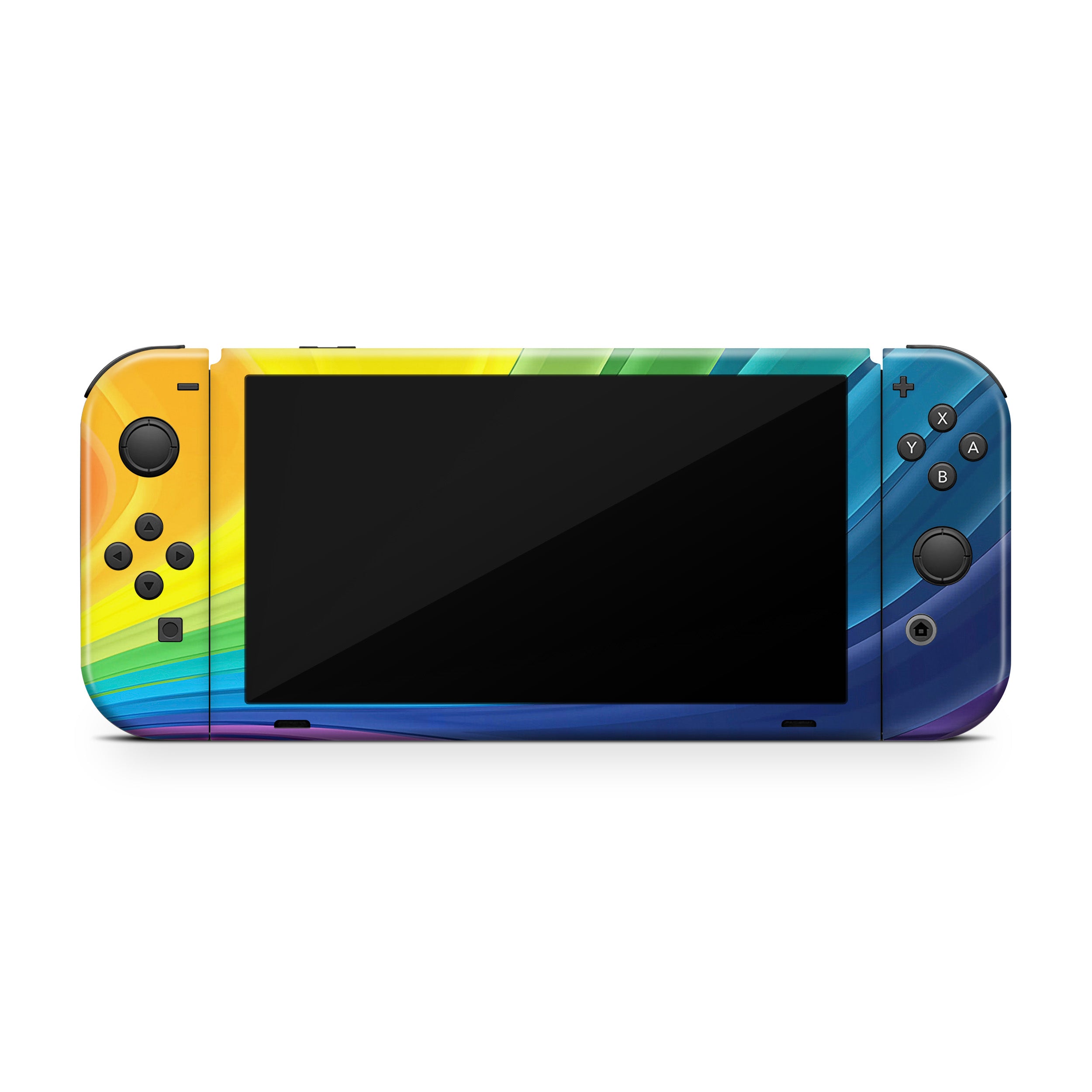 Prism Swirl v1 Nintendo Switch OLED Skin - Abstract-inspired design