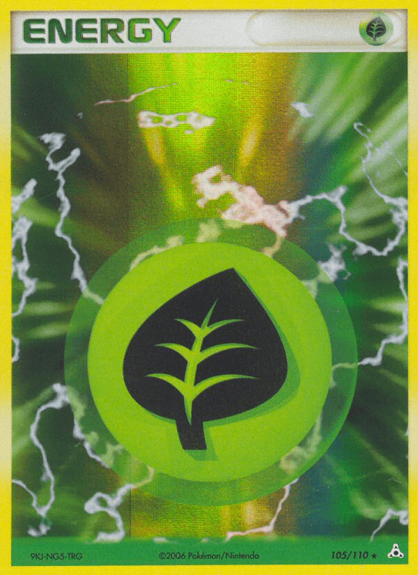 Grass Energy (105/110) [EX: Holon Phantoms]