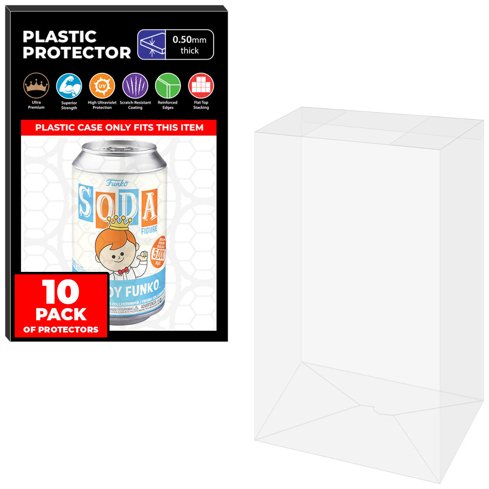 10 Pack of Funko Soda Pop Protectors 12 oz.