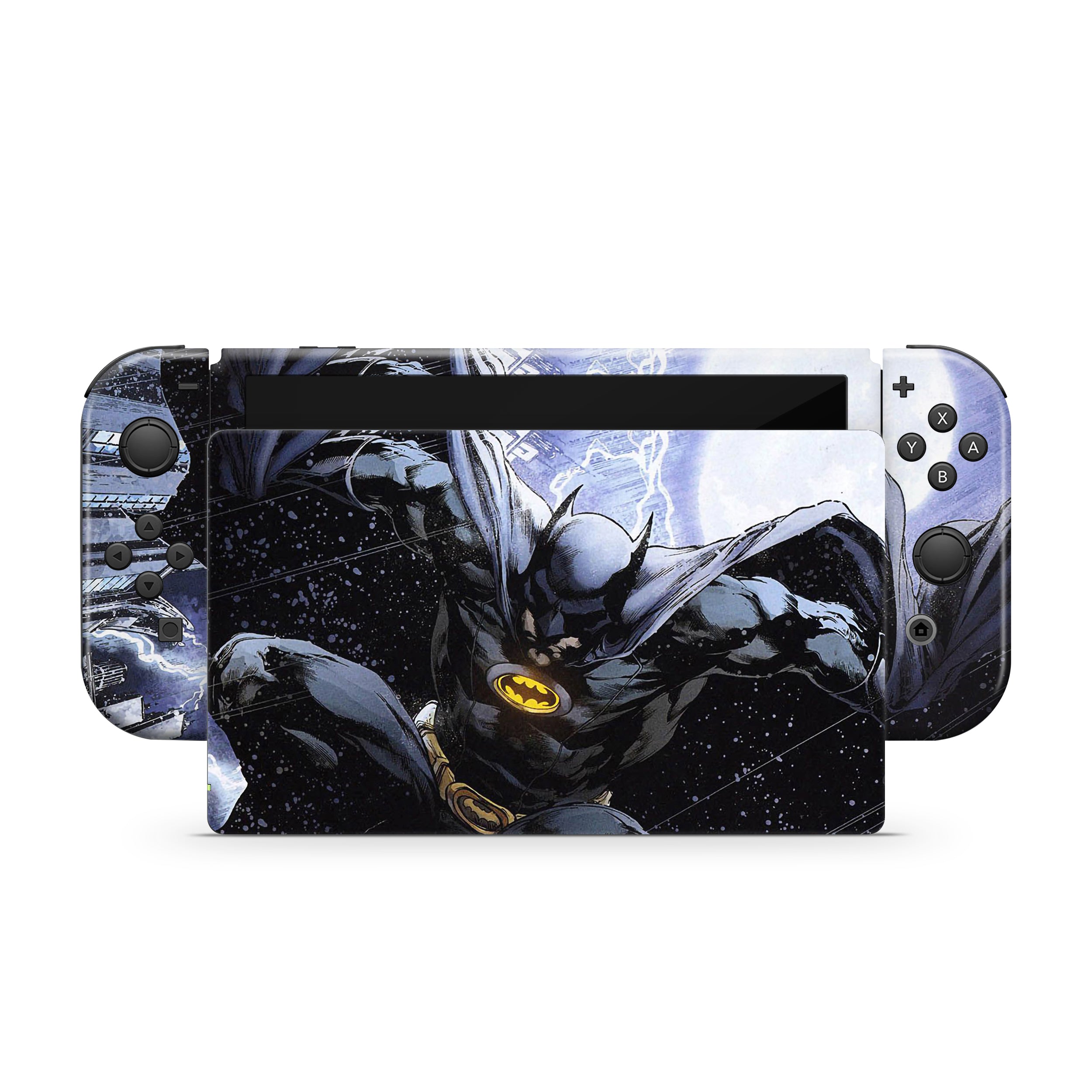 Gothic Knight v3 Nintendo Switch OLED Skin - Comics-inspired design