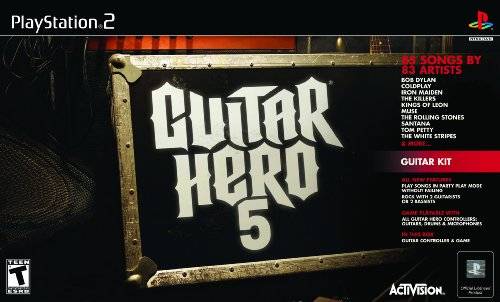 Guitar Hero 5 with Guitar (Playstation 2)